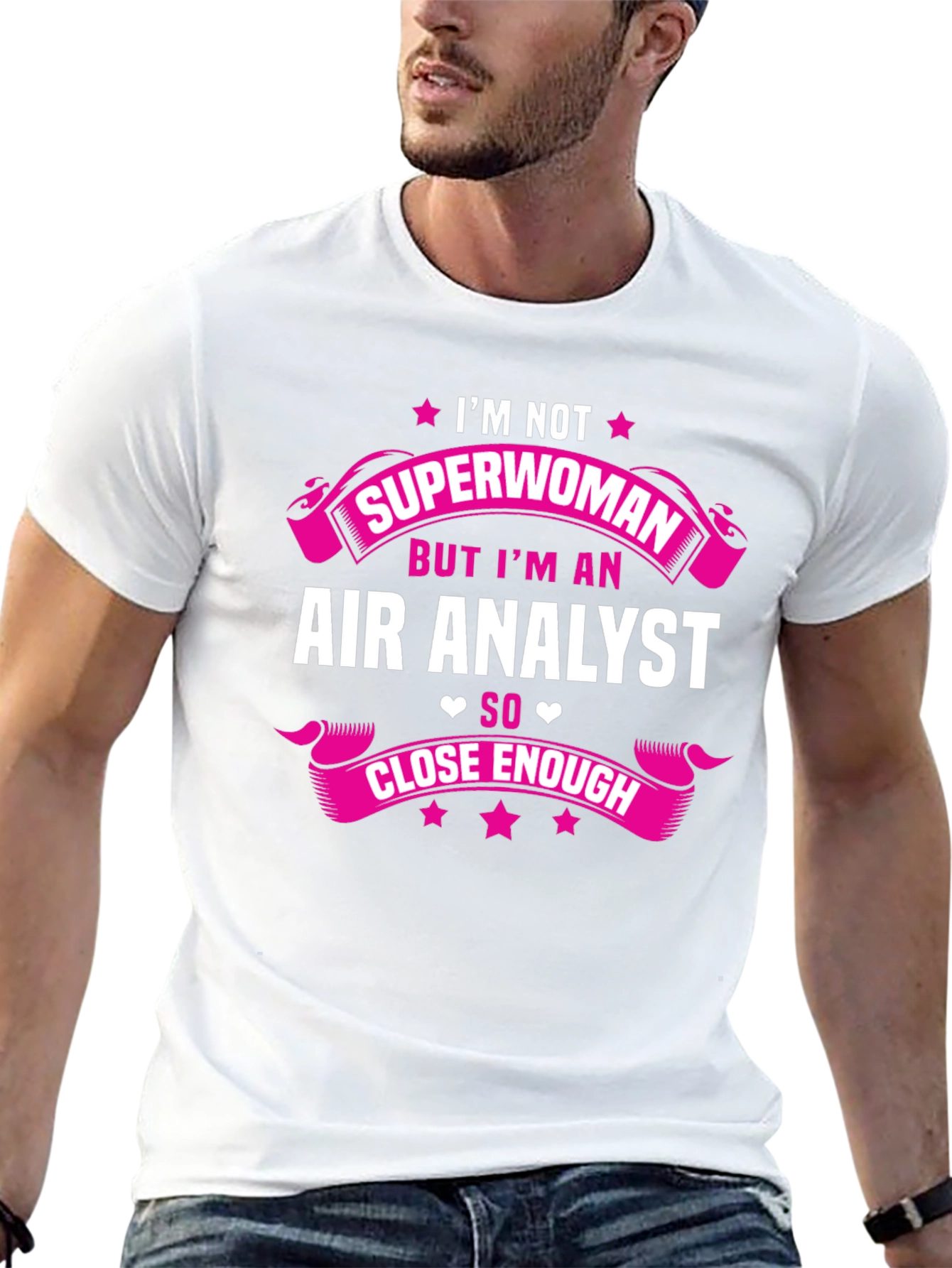 Black Air Analyst T-Shirt - Superwoman Close Enough view 13