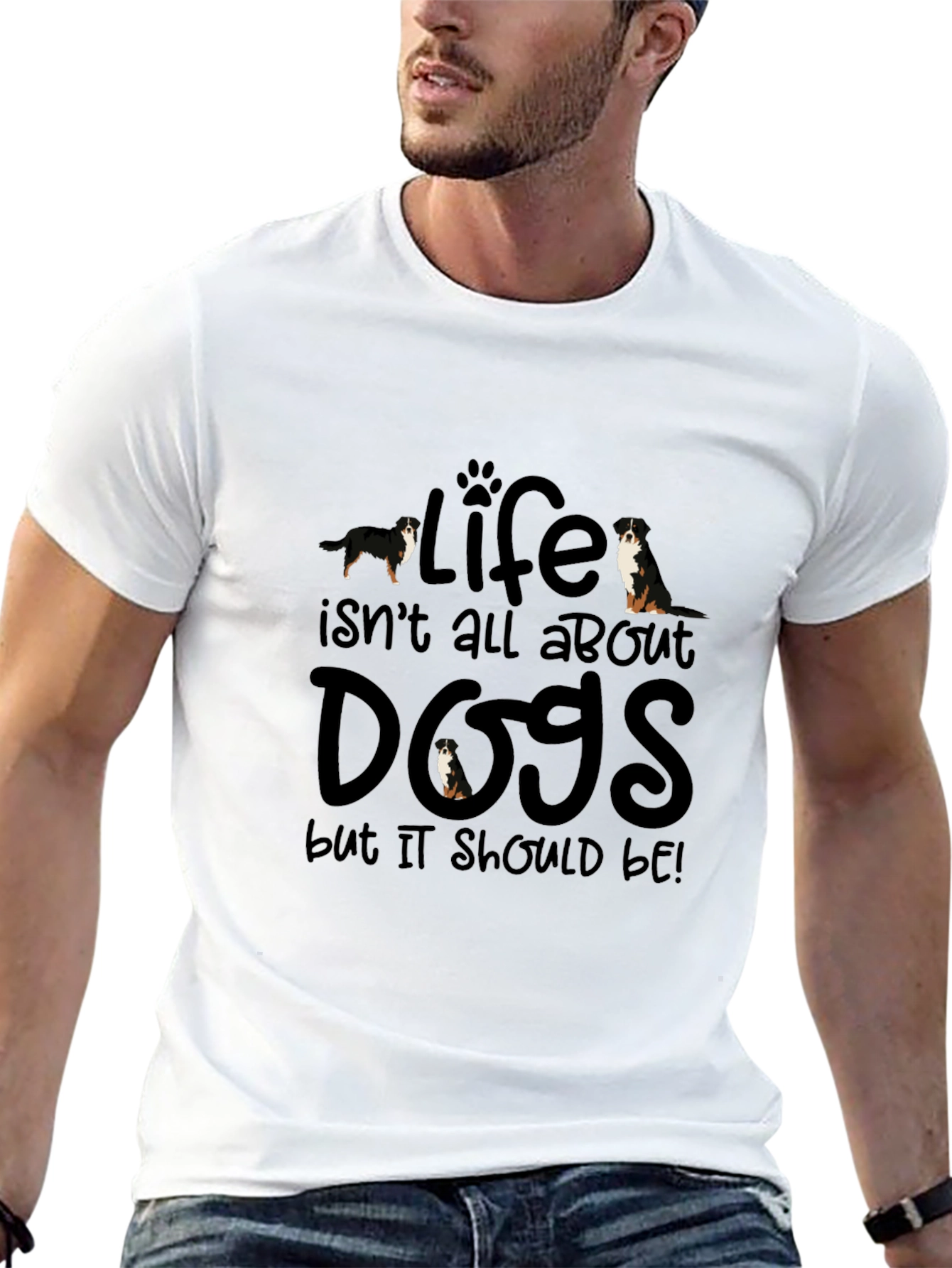 Black Life Isn't All About Dogs T-Shirt view 13