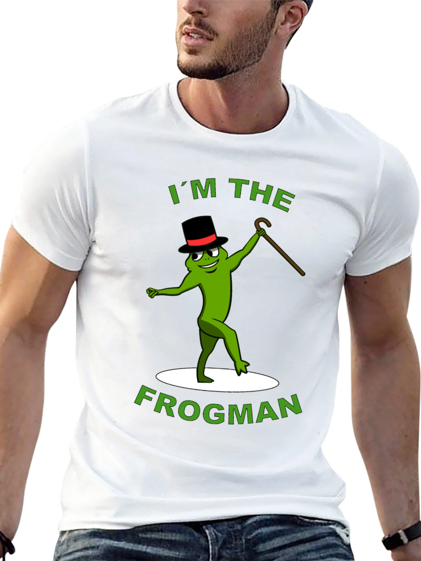 Black I'm The Frogman T-Shirt view 13