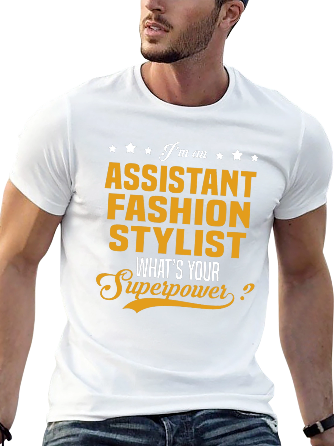 Black Assistant Fashion Stylist Superpower T-Shirt view 13