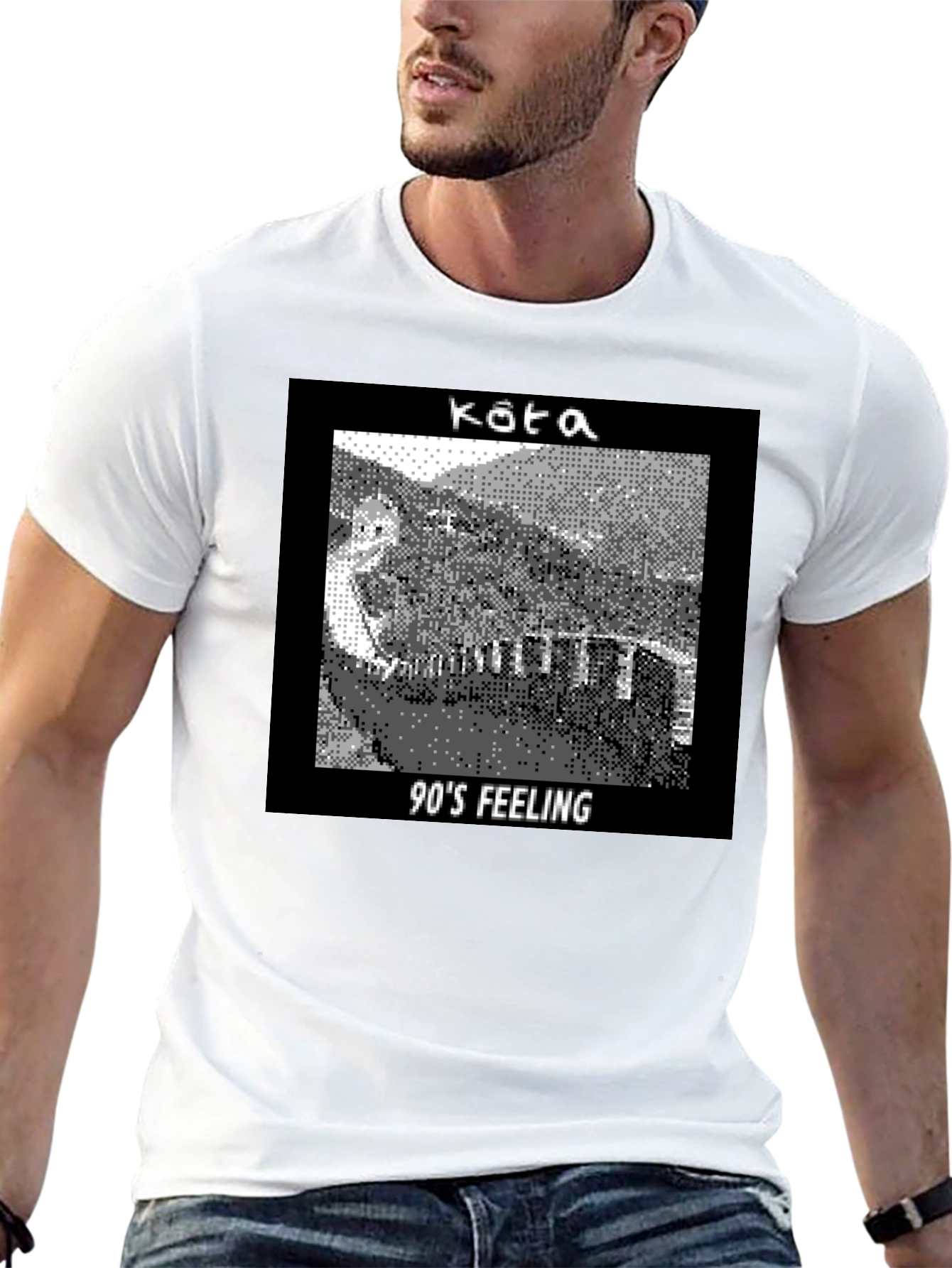 Black Kata '90s Feeling Graphic T-Shirt view 13