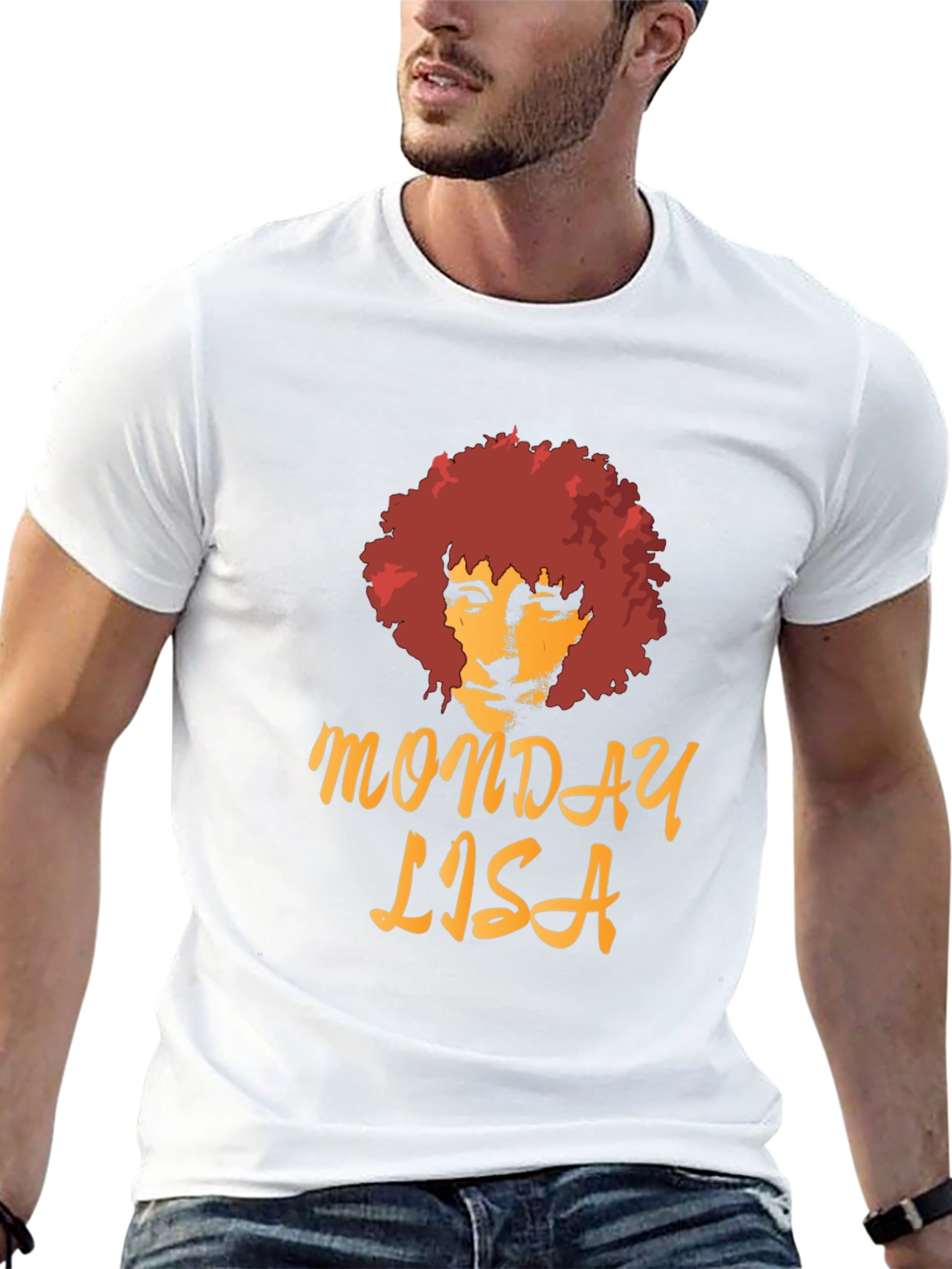 Black Monday Lisa Graphic T-Shirt - Black view 13
