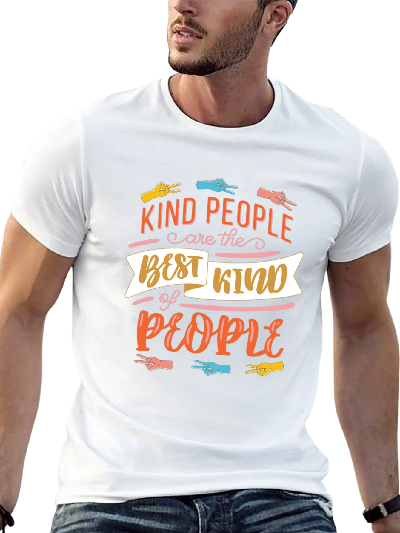 Black Kind People Graphic Tee - Peace & Love view 13