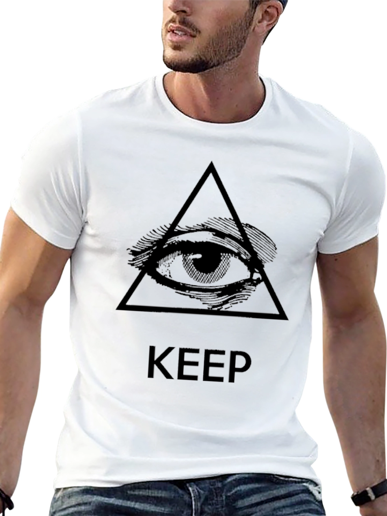 Black Eye Pyramid 'Keep' Graphic Tee view 13