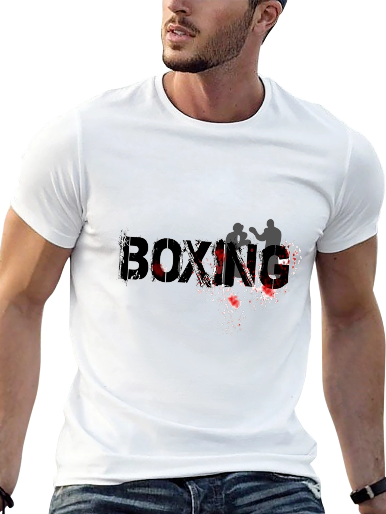 Black Boxing Graphic Tee view 13