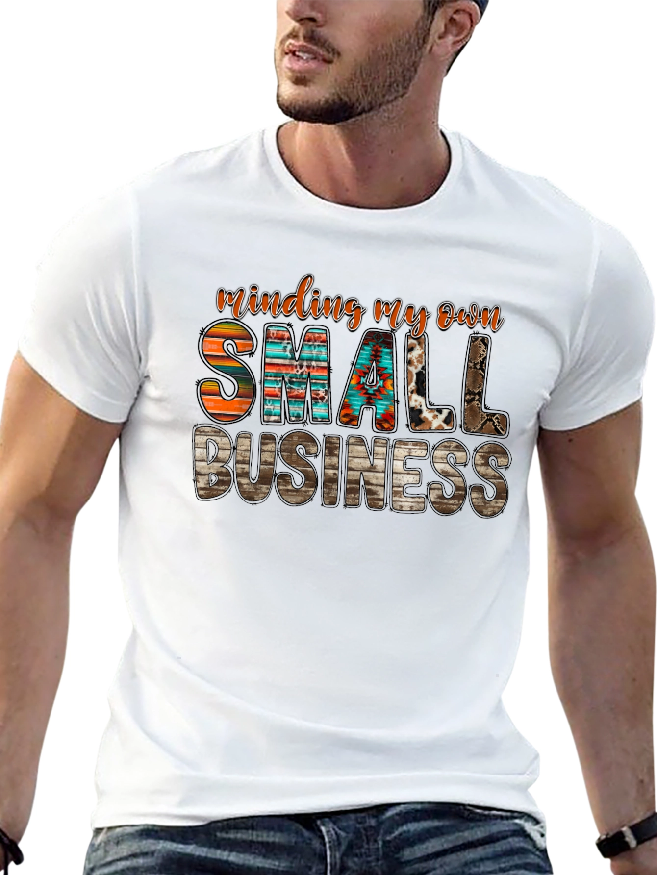 Black Small Business Graphic Tee view 13
