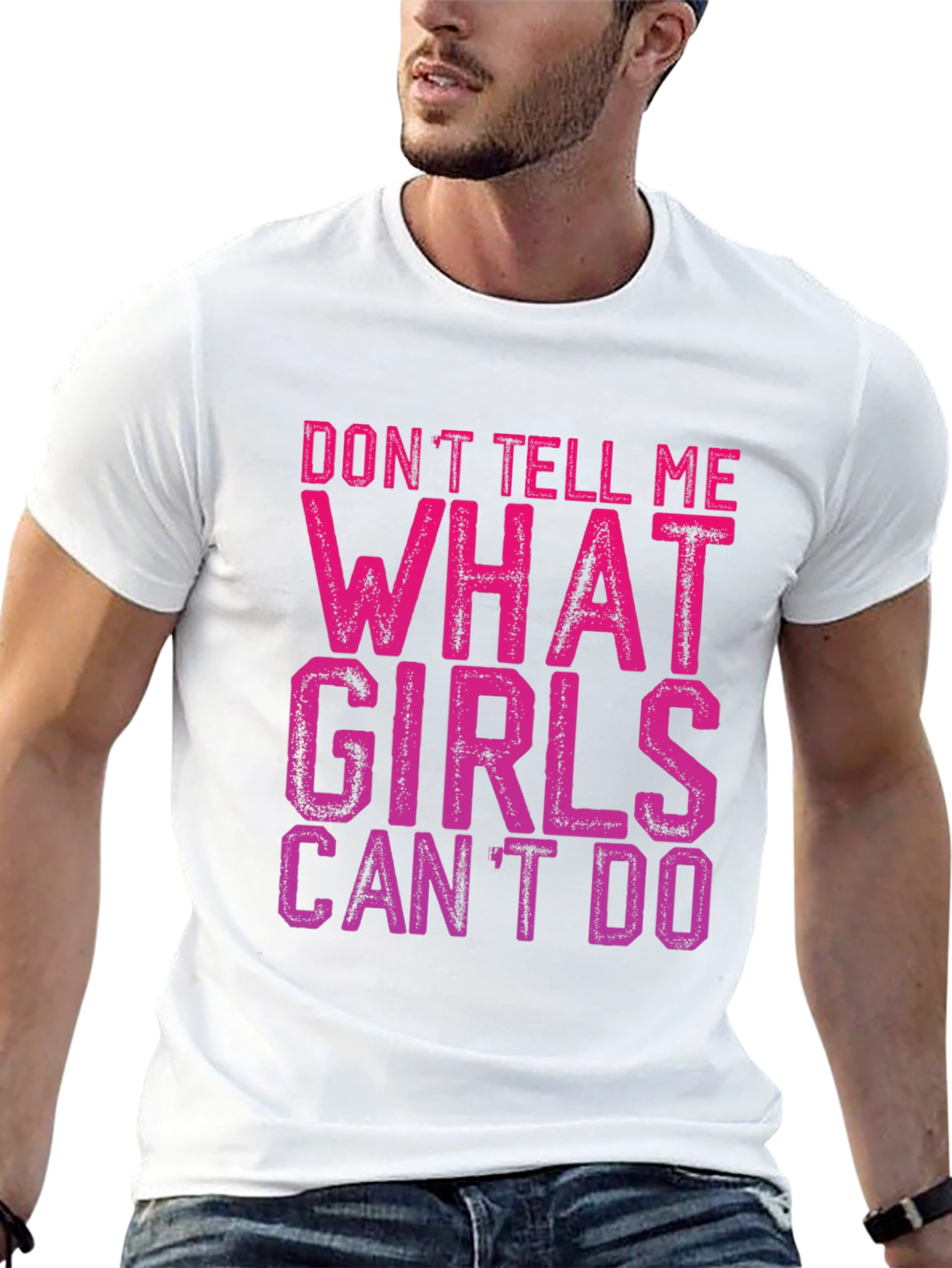 Black Don't Tell Me What Girls Can't Do T-Shirt view 13