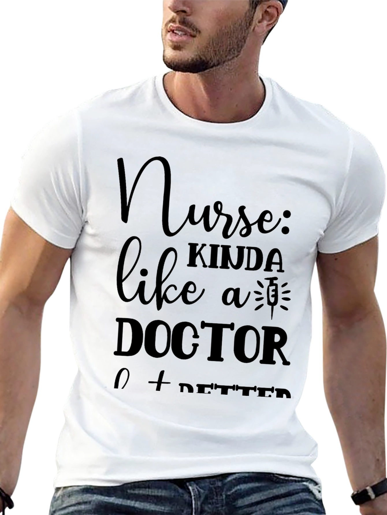 Black Nurse Kinda Like a Doctor T-Shirt view 13
