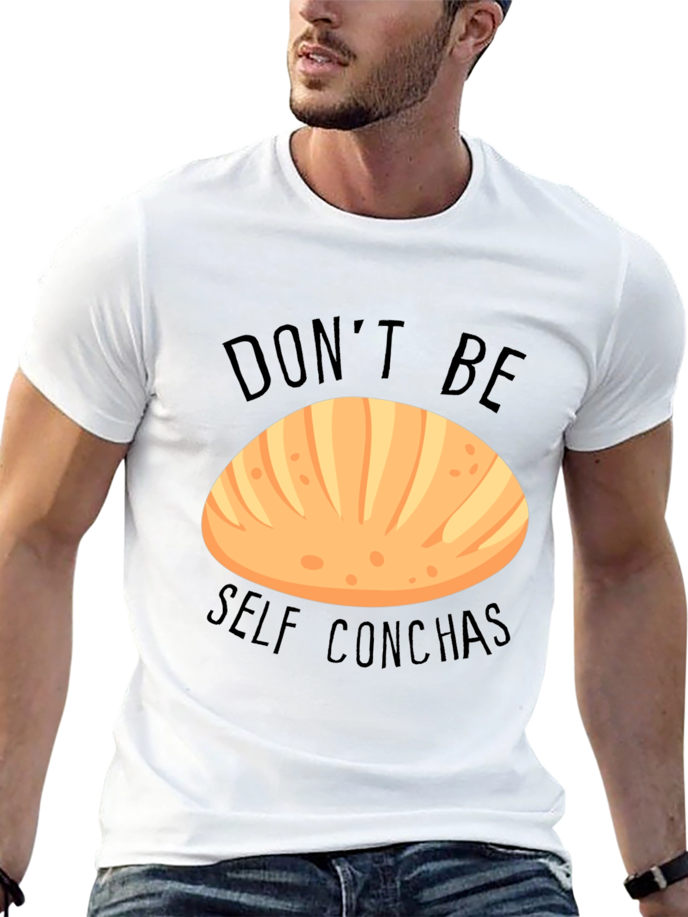 Black Don't Be Self Conchas T-Shirt view 13