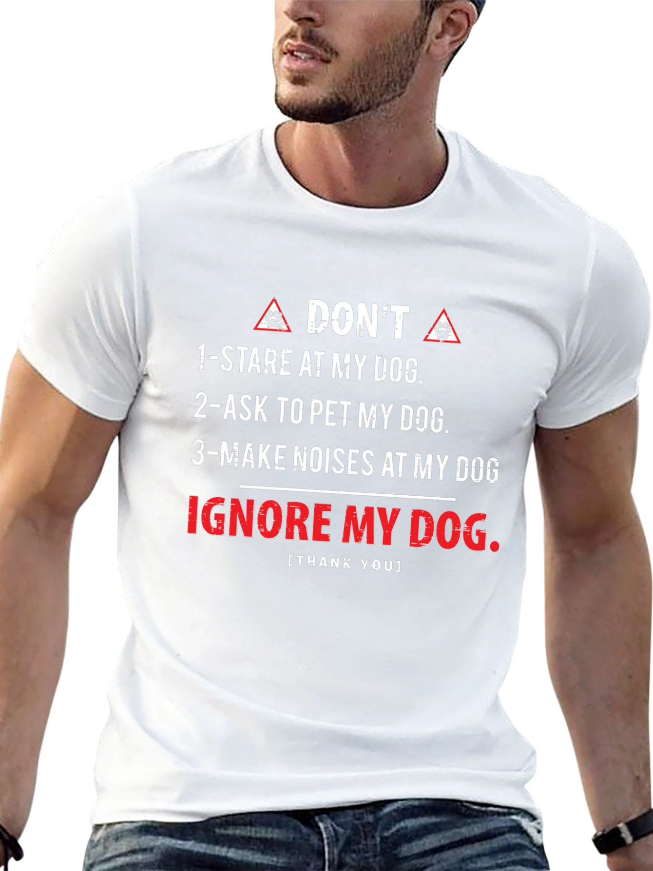 Black Dog Lover T-Shirt - Rules to Follow view 13