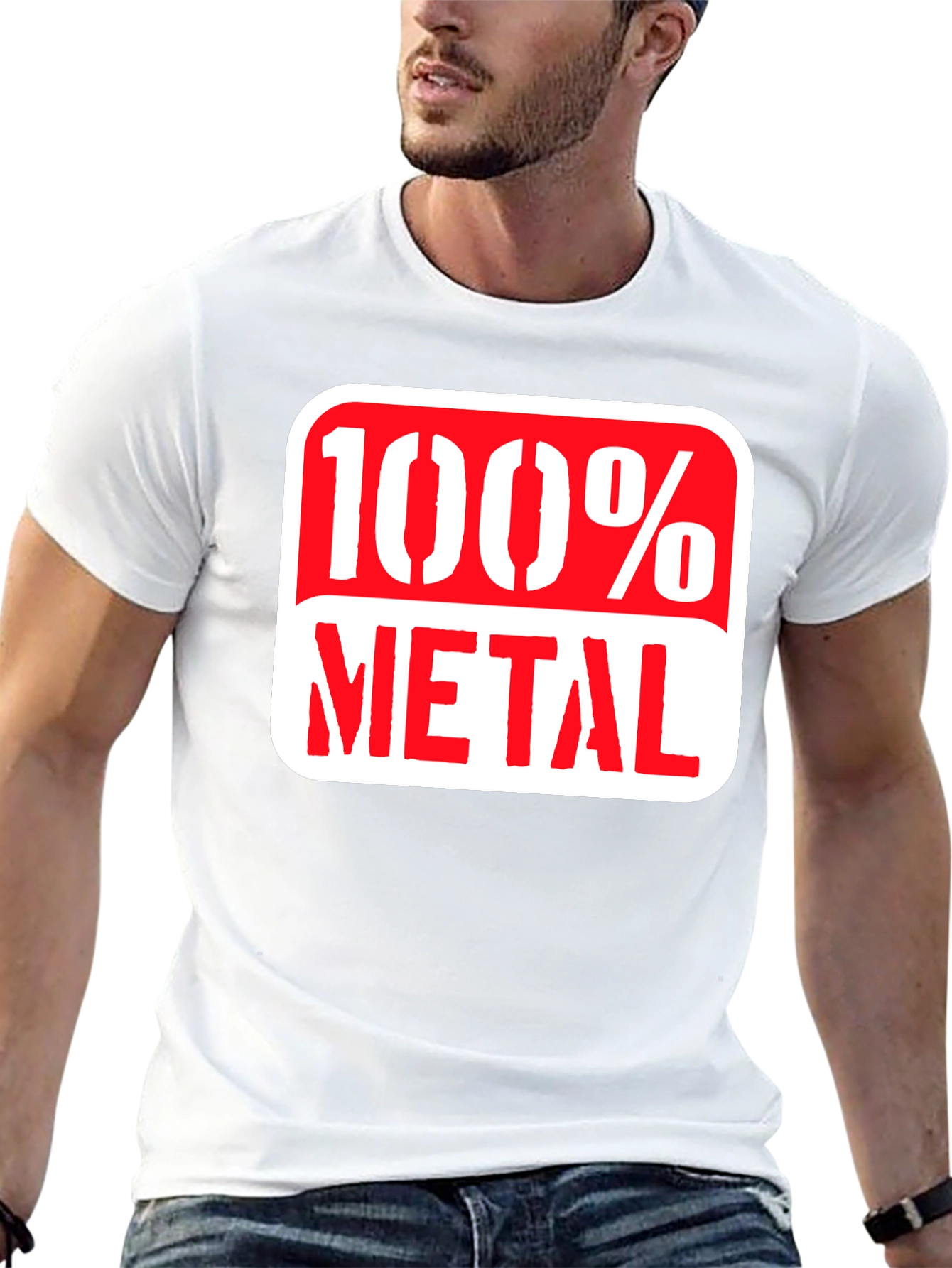 Black 100% Metal Graphic Tee - Rocker Style view 13