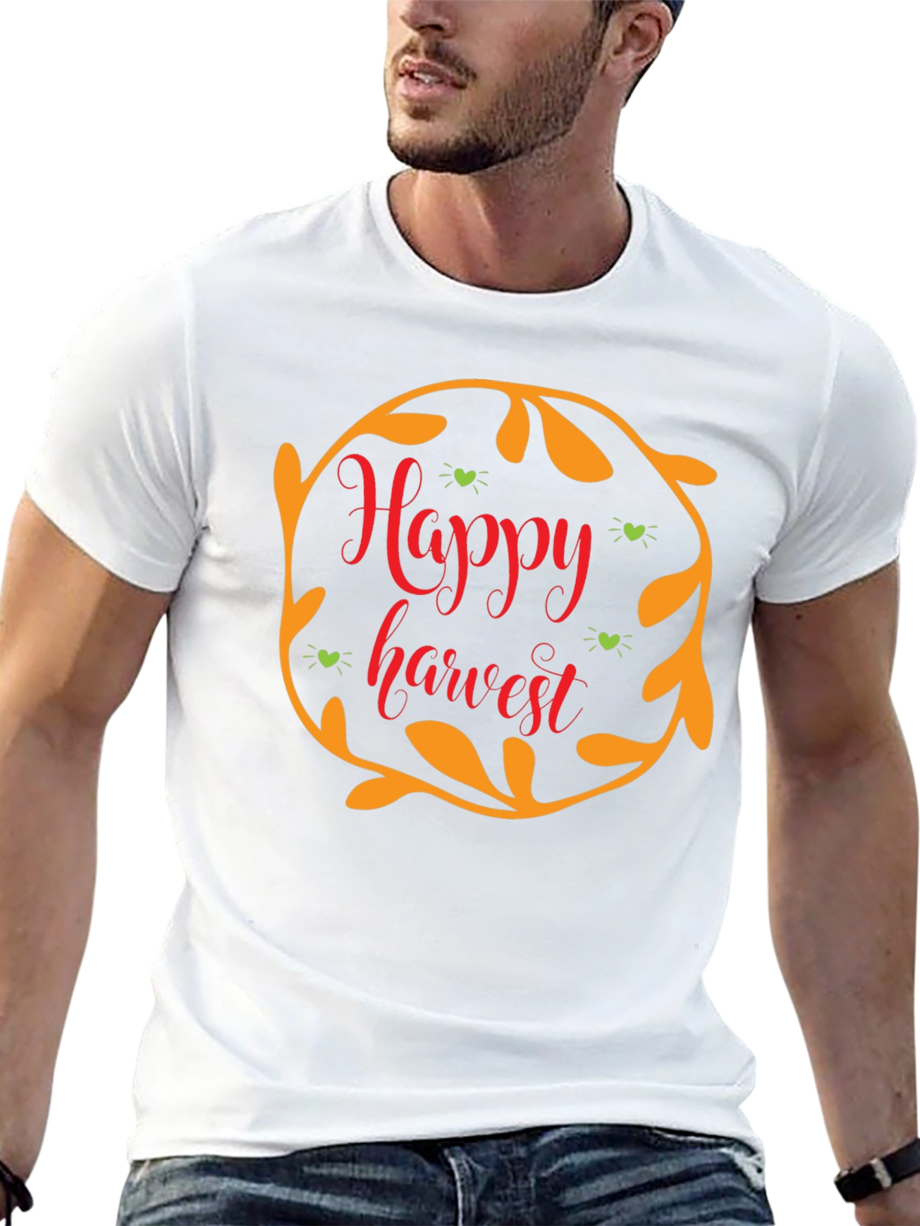 Black Happy Harvest Black T-Shirt view 13