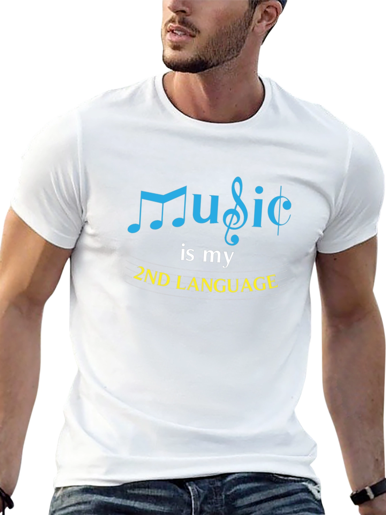 Black Music is My 2nd Language T-Shirt view 13