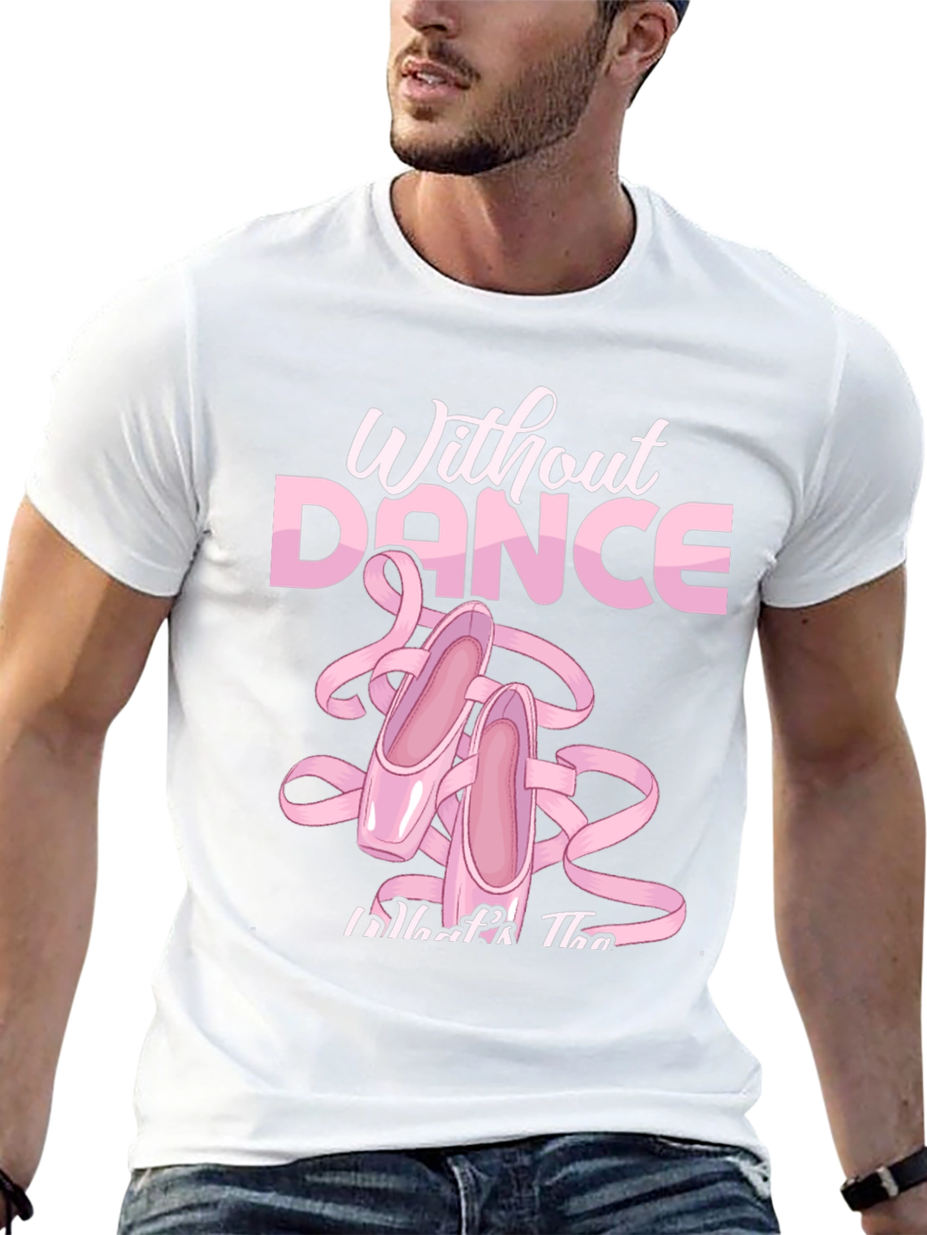 Black Without Dance T-Shirt Ballet Slippers Tee view 13