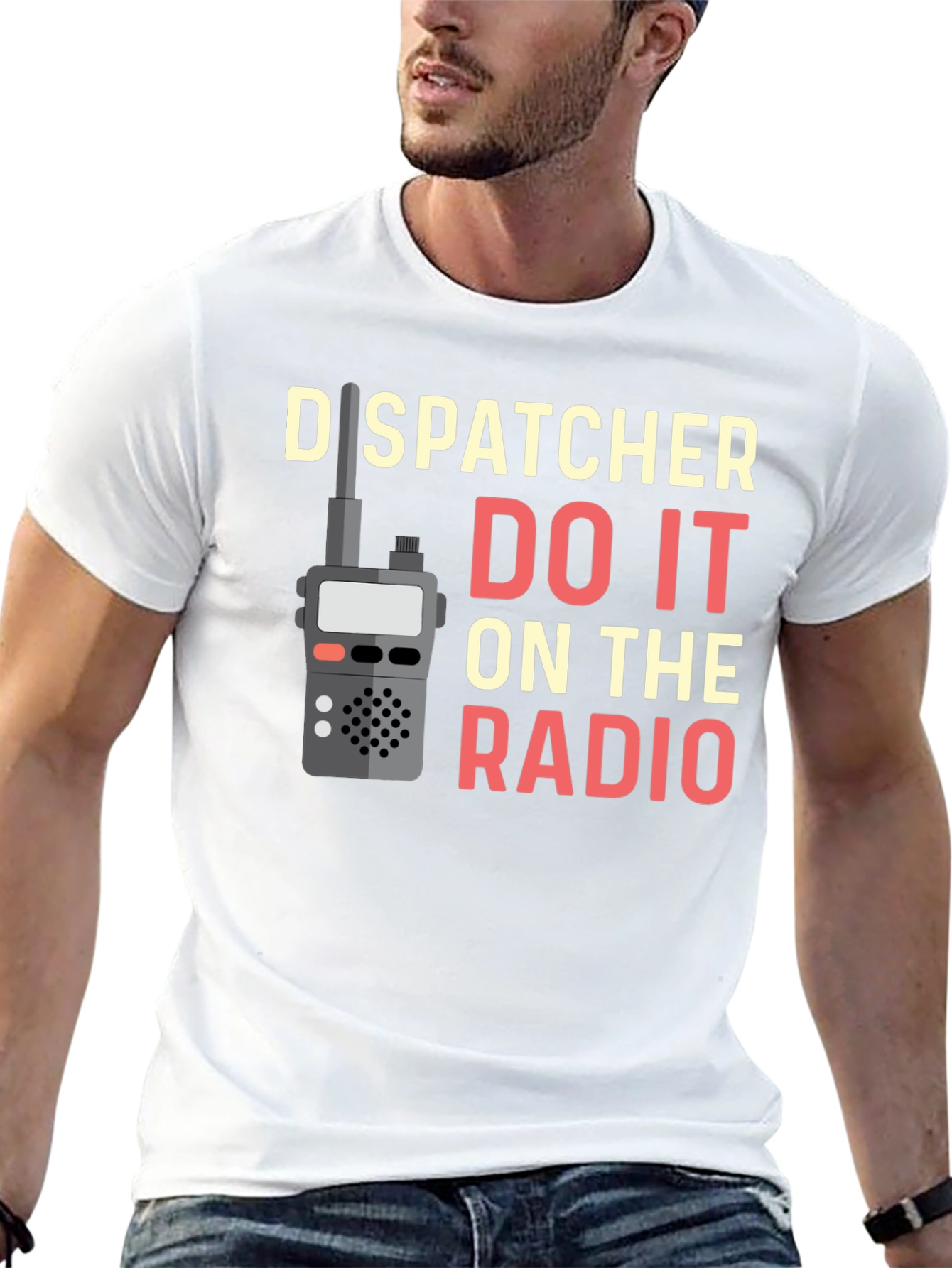 Black Dispatcher Do It On The Radio T-Shirt view 13