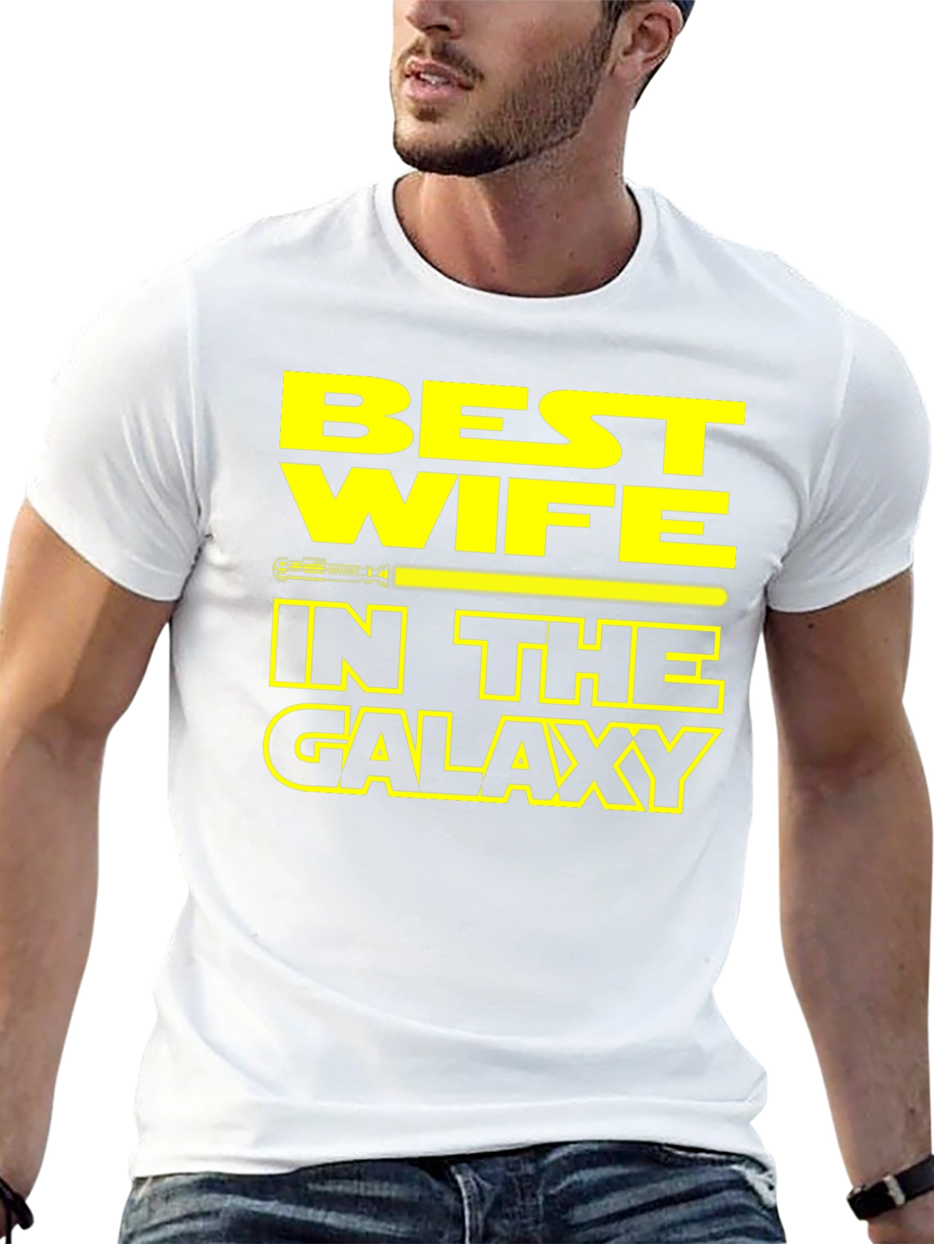 Black Best Wife in the Galaxy T-Shirt Star Wars Gift view 13