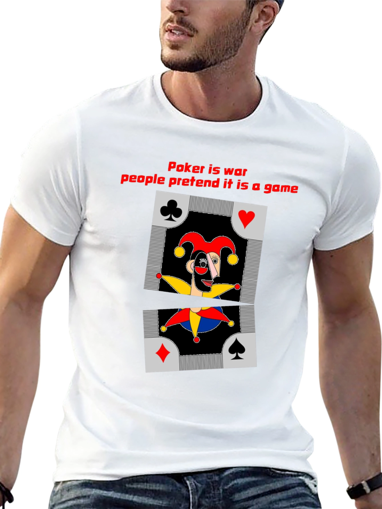 Poker is War Men's T-Shirt - 13