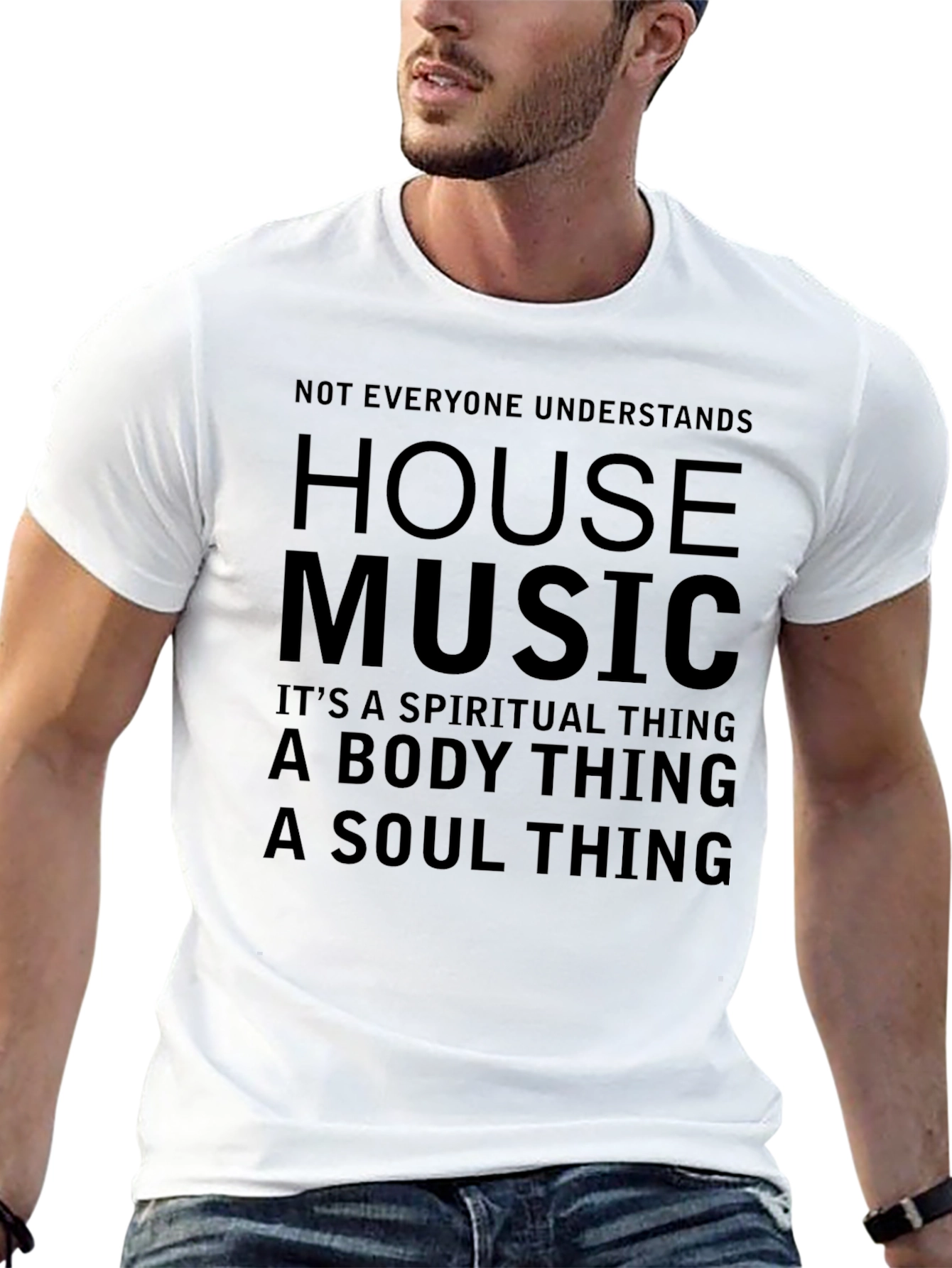 Black House Music T-Shirt: Spiritual, Body, Soul Thing view 13