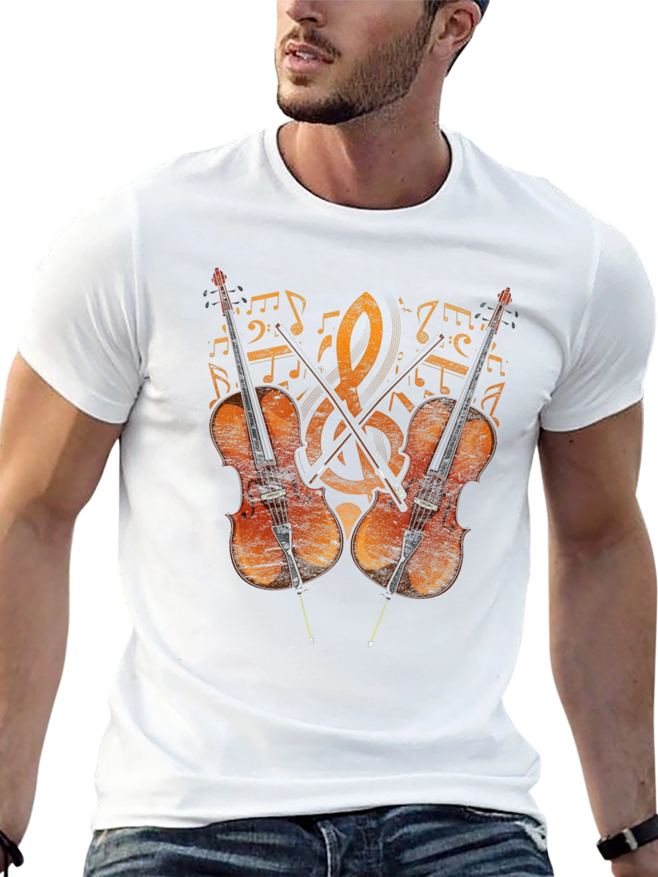 Black Violin Graphic Tee view 13