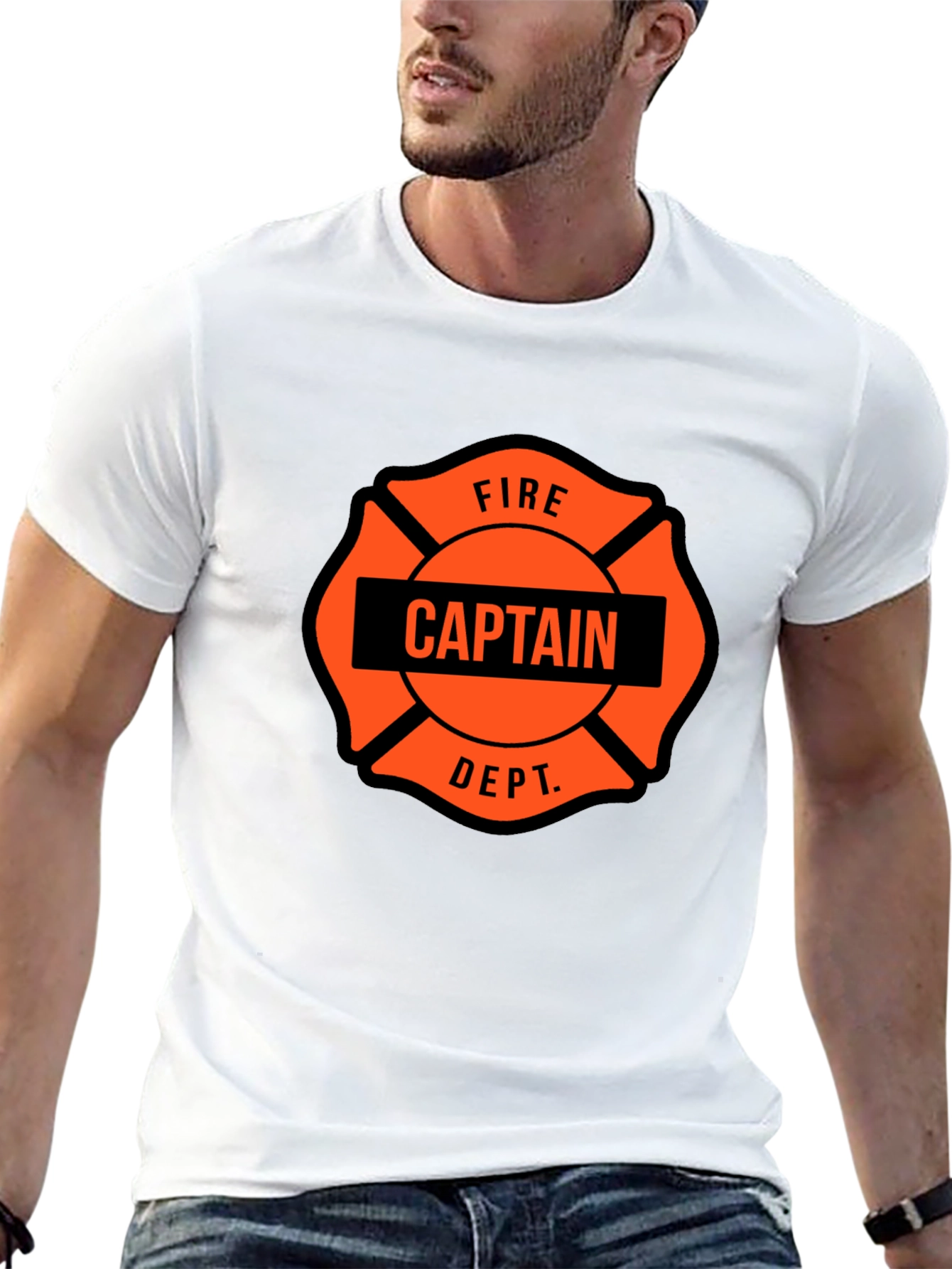 Black Fire Captain Dept. T-Shirt view 13