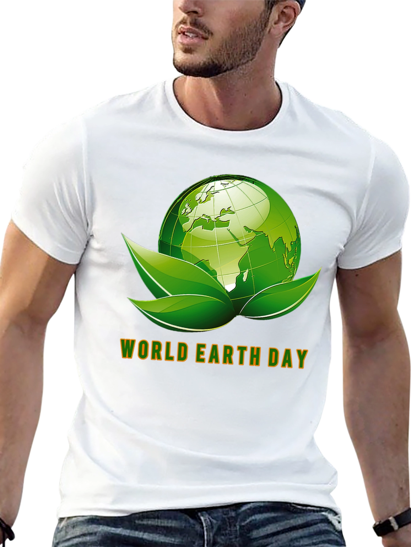 Black World Earth Day Graphic T-Shirt view 13
