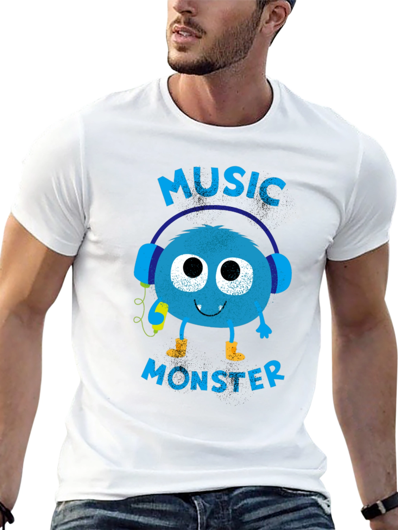 Black Music Monster Graphic Tee - Soft Cotton Blend view 13