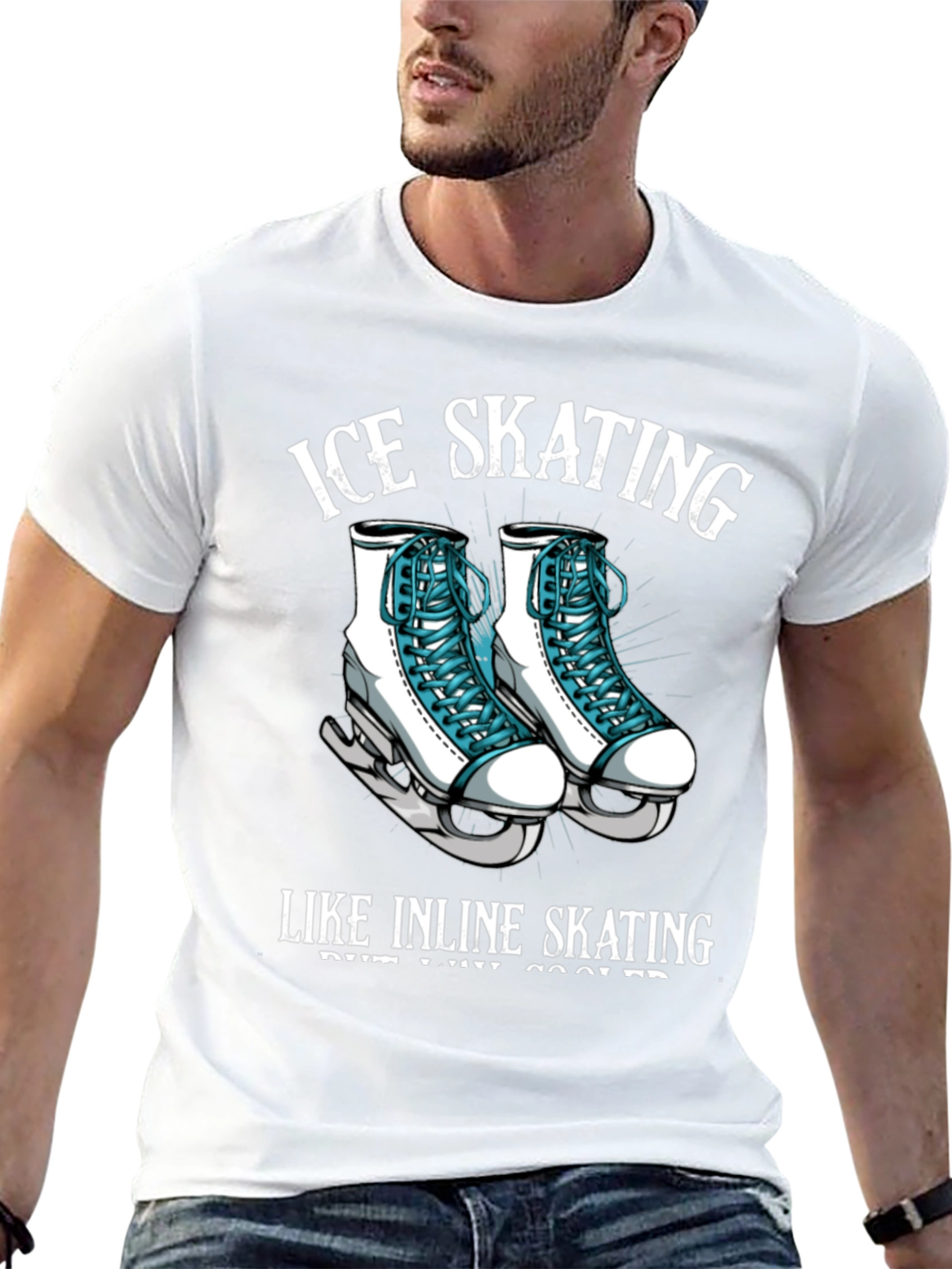 Ice Skating T-Shirt - Cool Skates Tee - 13