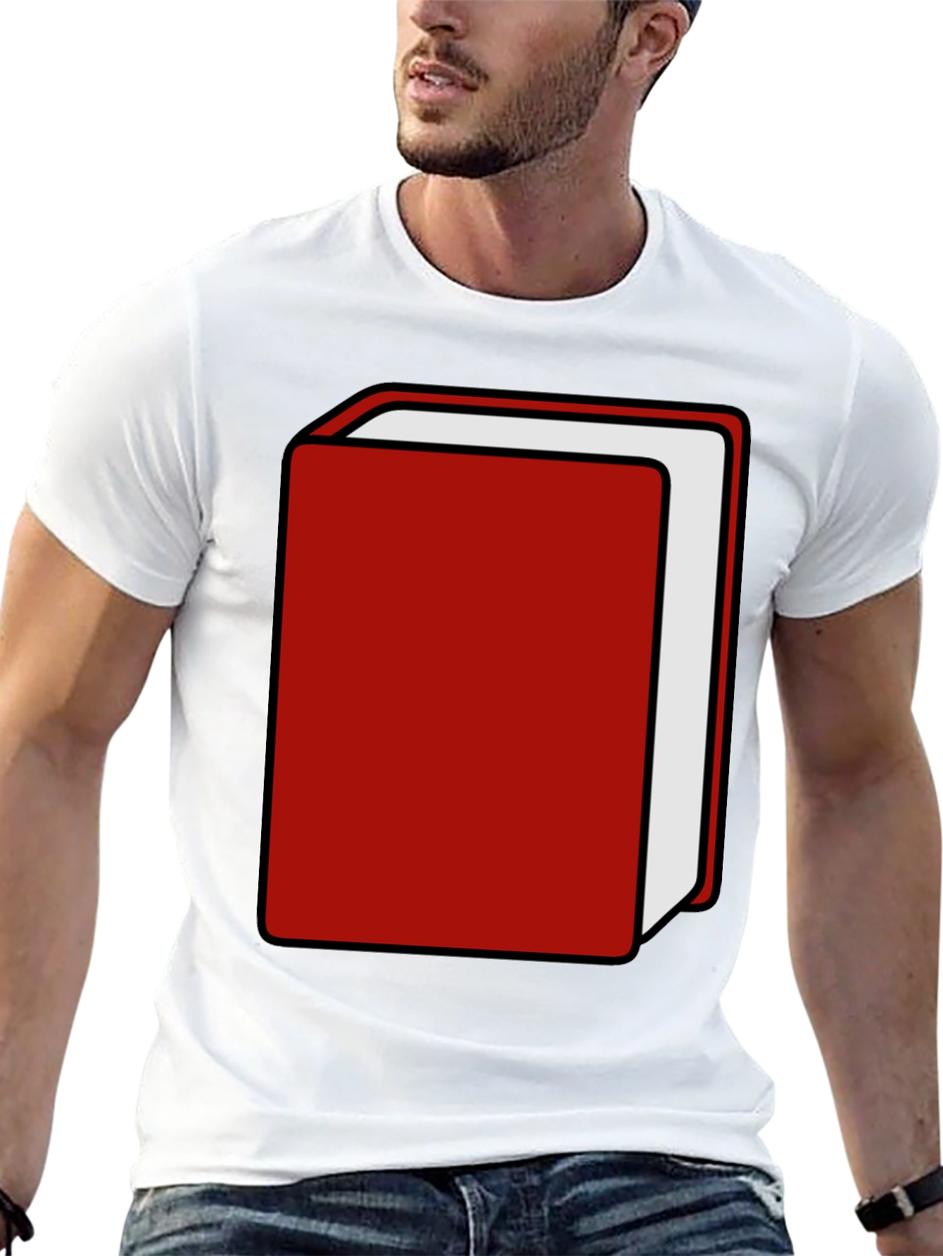 Black Red Book Graphic Tee - Stylish & Unique Design view 13