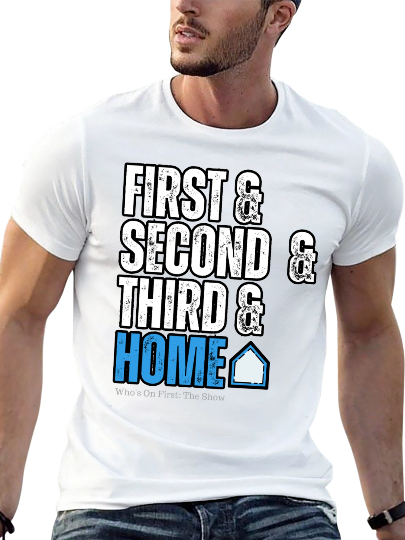 Black First, Second, Third & Home Black T-Shirt view 13