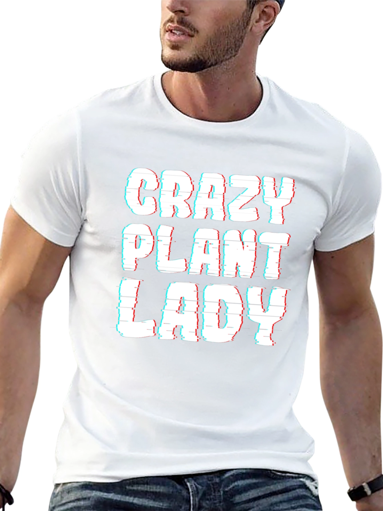 Black Crazy Plant Lady Graphic Tee - Unisex view 13