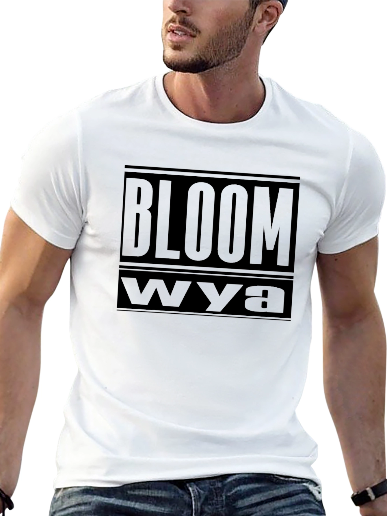 Black BLOOM WYA Graphic Tee - Soft Style Unisex T-Shirt view 13