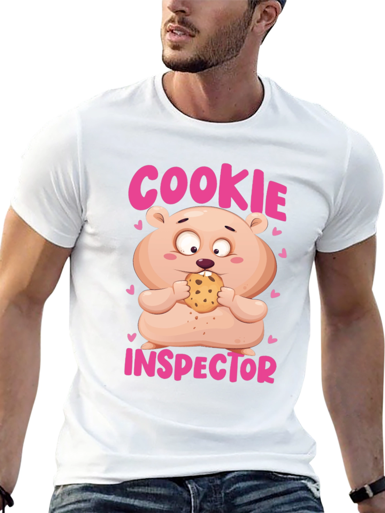 Black Cookie Inspector T-Shirt view 13