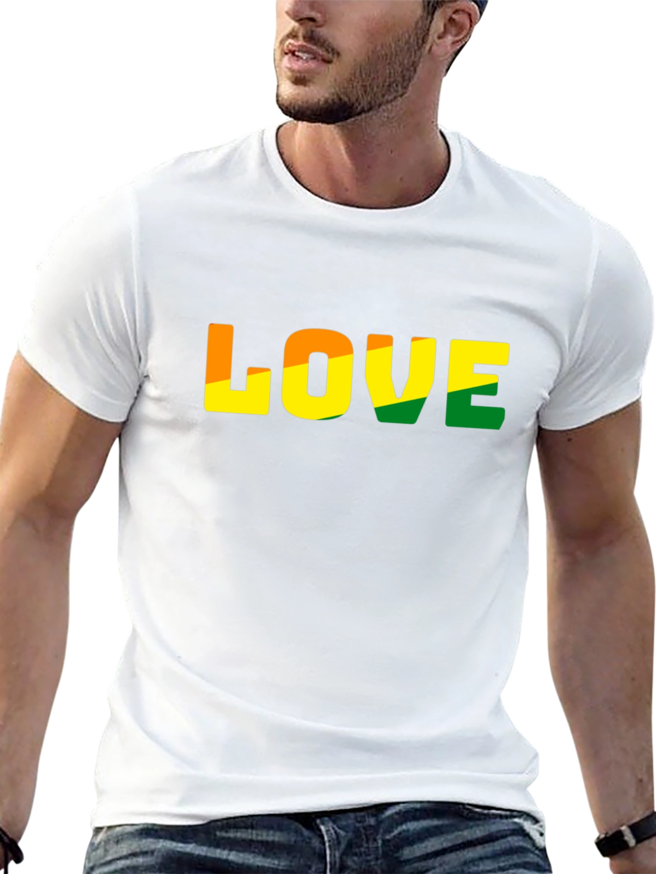 Black Love Graphic T-Shirt - Casual Black Tee view 13