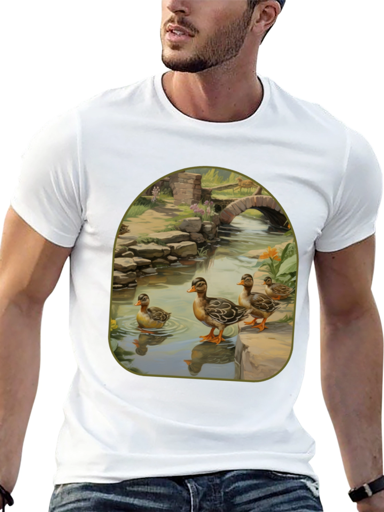 Black Duck Pond Graphic Tee view 13
