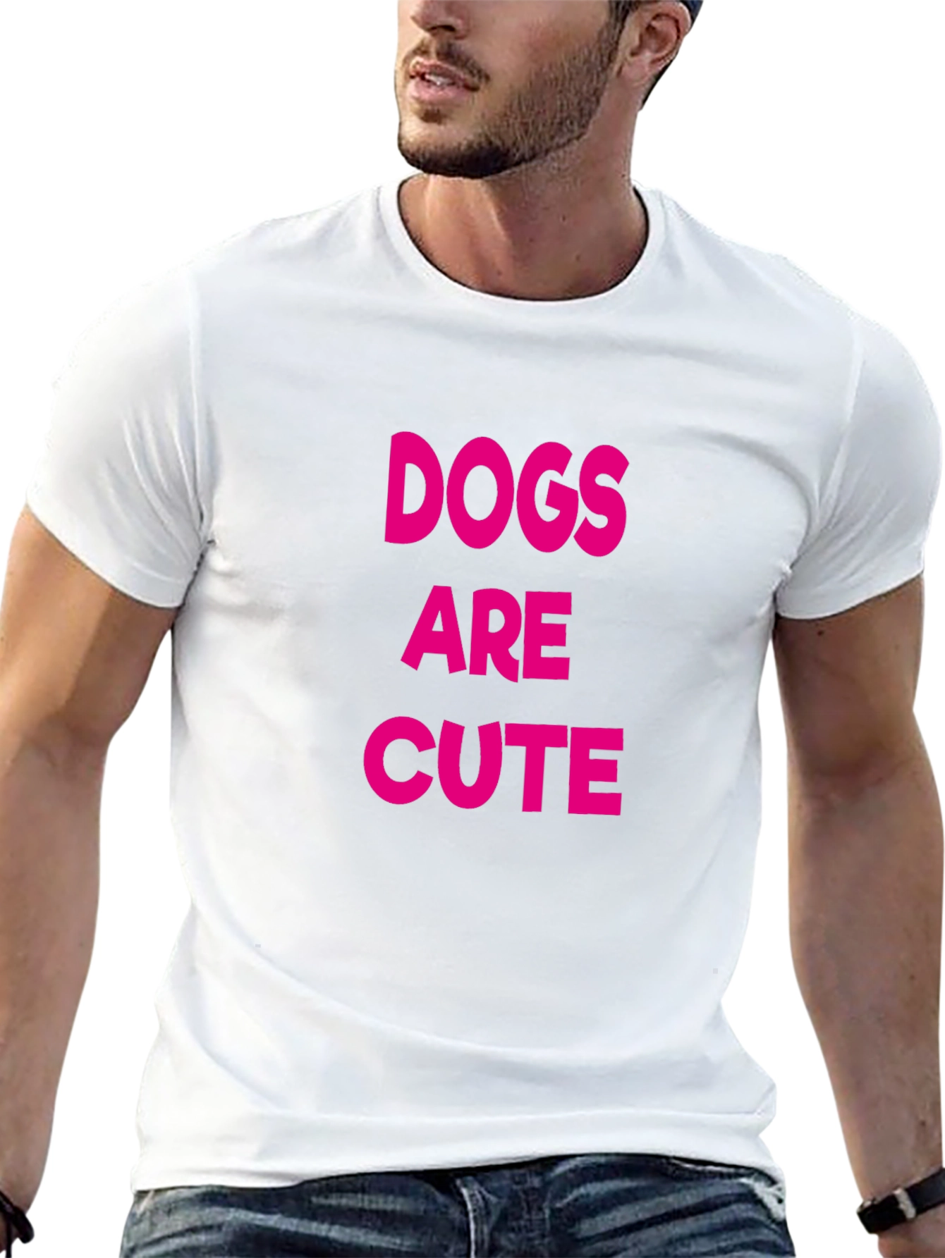 Black Dogs Are Cute Black T-Shirt view 13