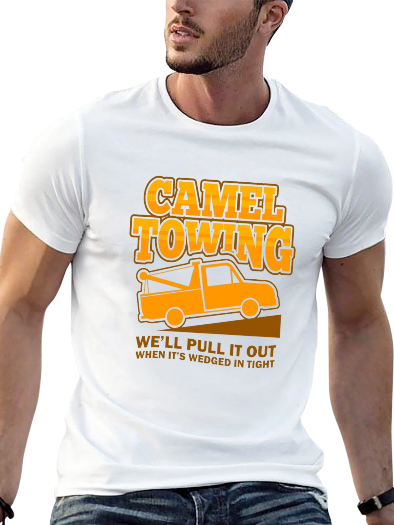 Black Camel Towing Graphic T-Shirt view 13