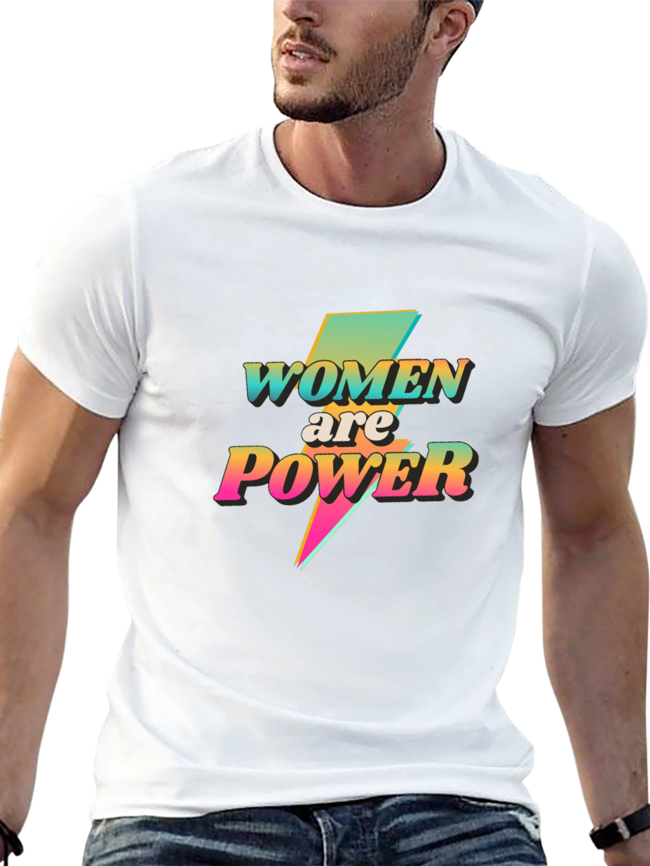 Women are Power Graphic Tee - Black T-Shirt - 13