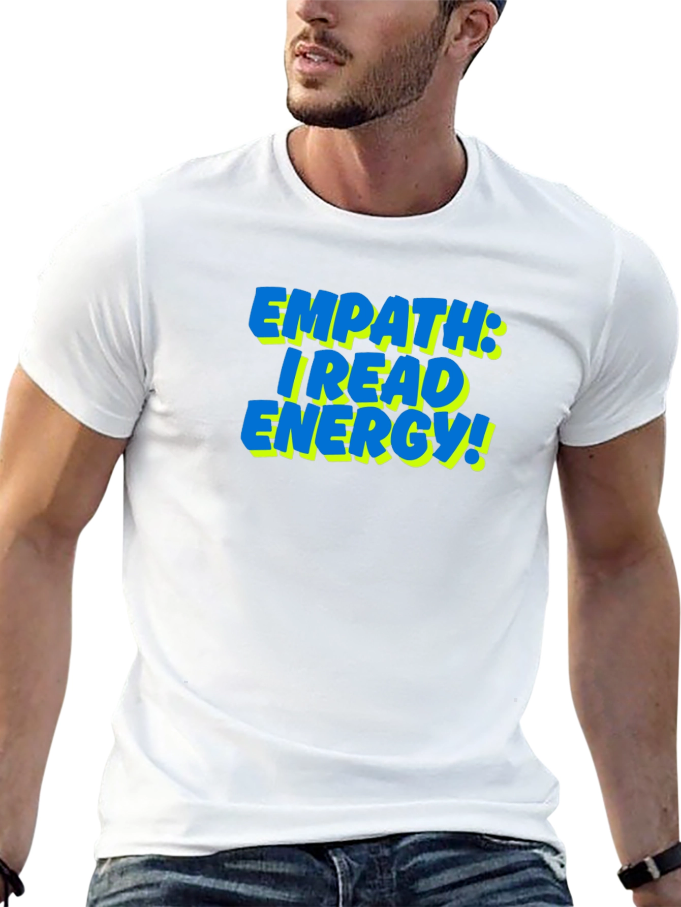 Black Empath Energy Reading T-Shirt view 13