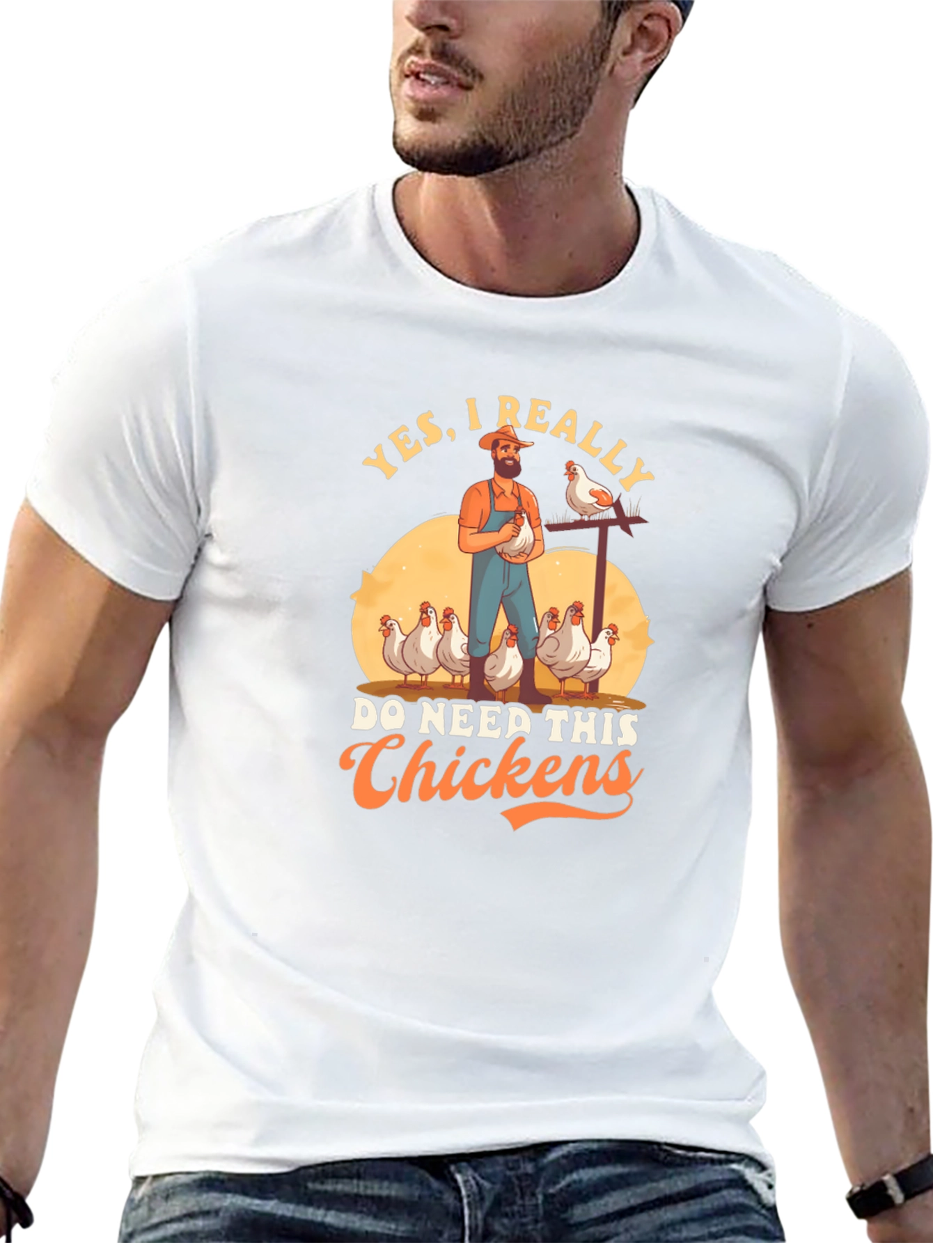 Black Funny Chicken Lover T-Shirt view 13