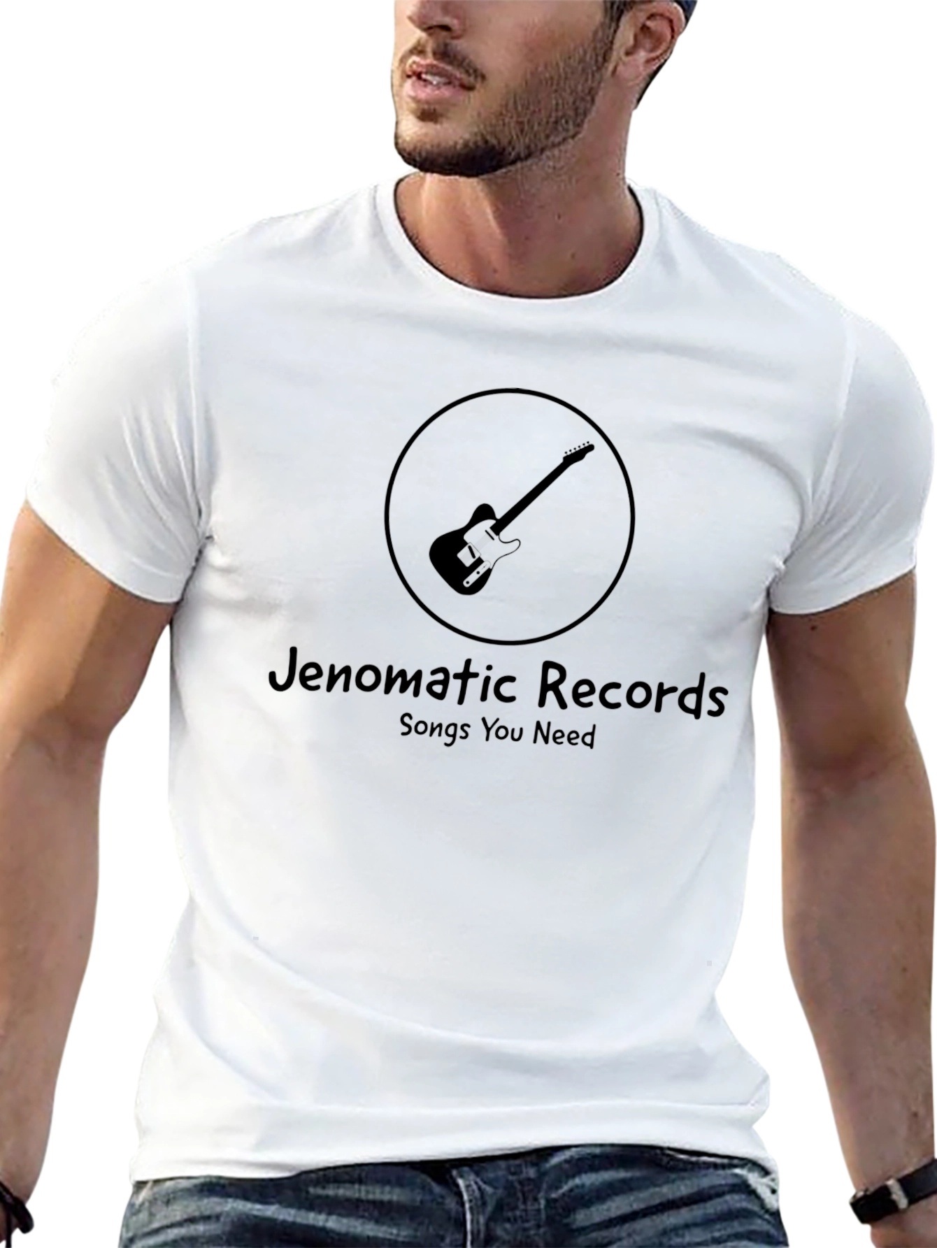 Black Jenomatic Records Black T-Shirt - Songs You Need view 13