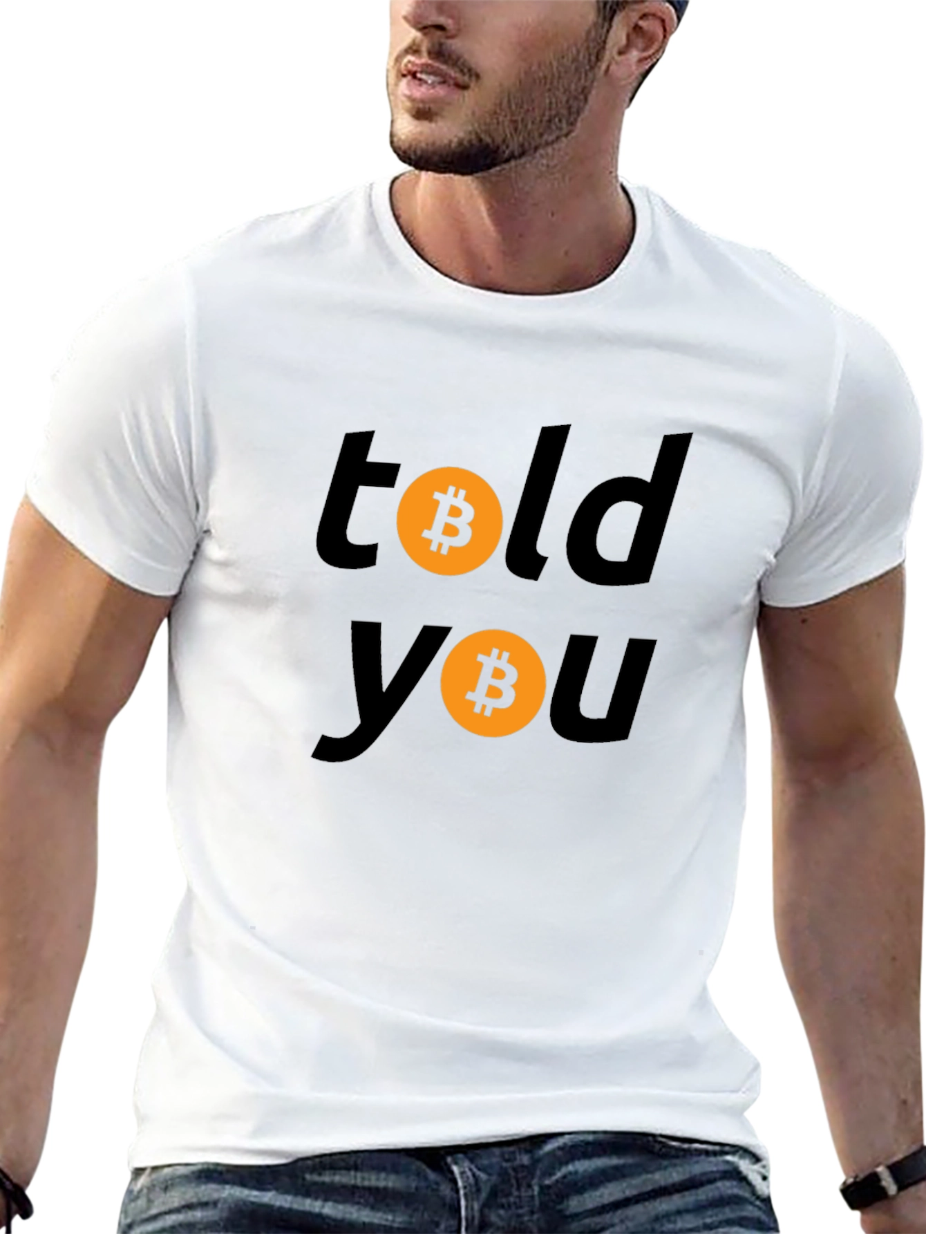 Black Told You Bitcoin T-Shirt - Crypto Design view 13