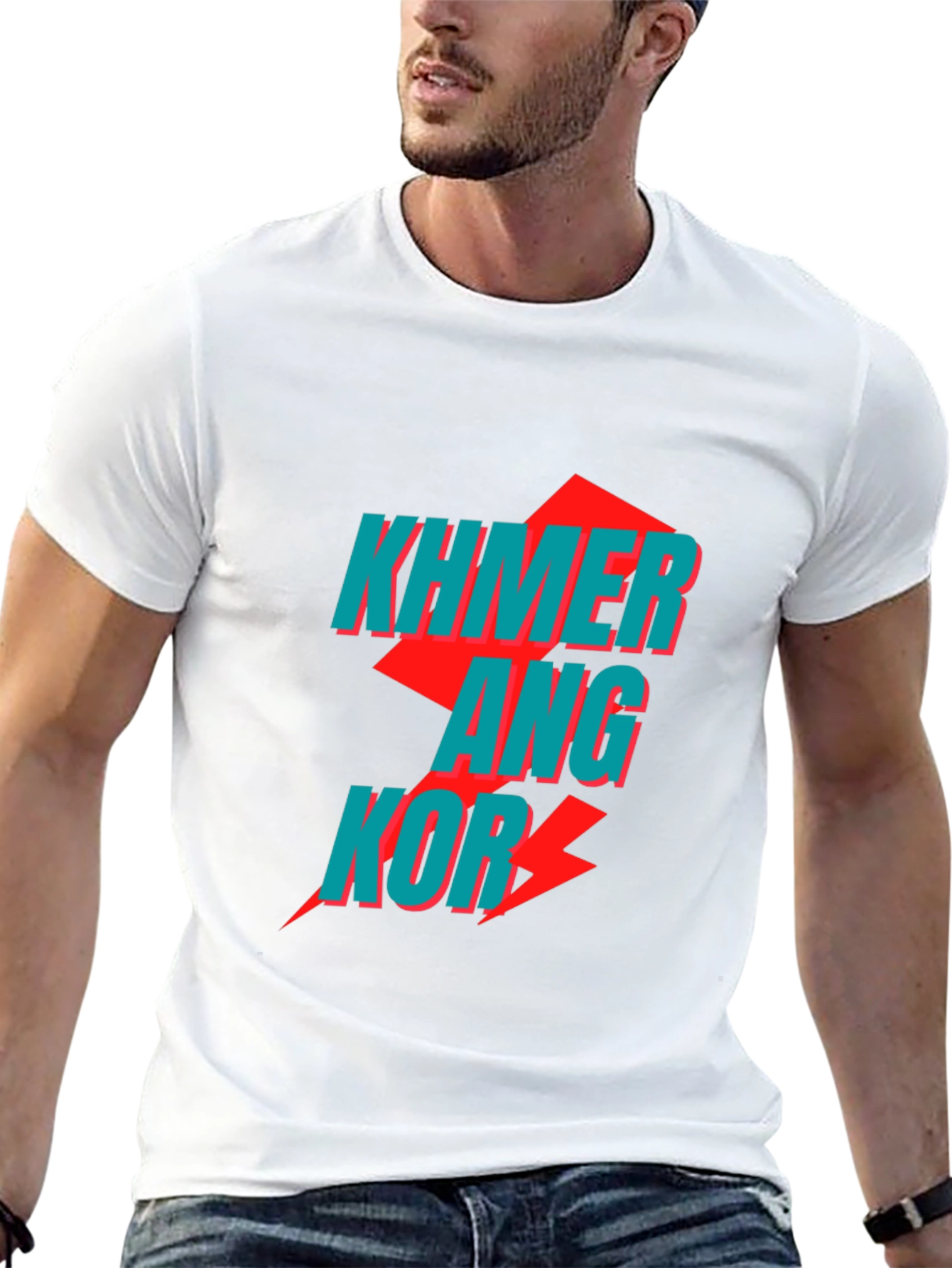 Black Khmer Angkor T-Shirt - Bold Graphic Tee view 13