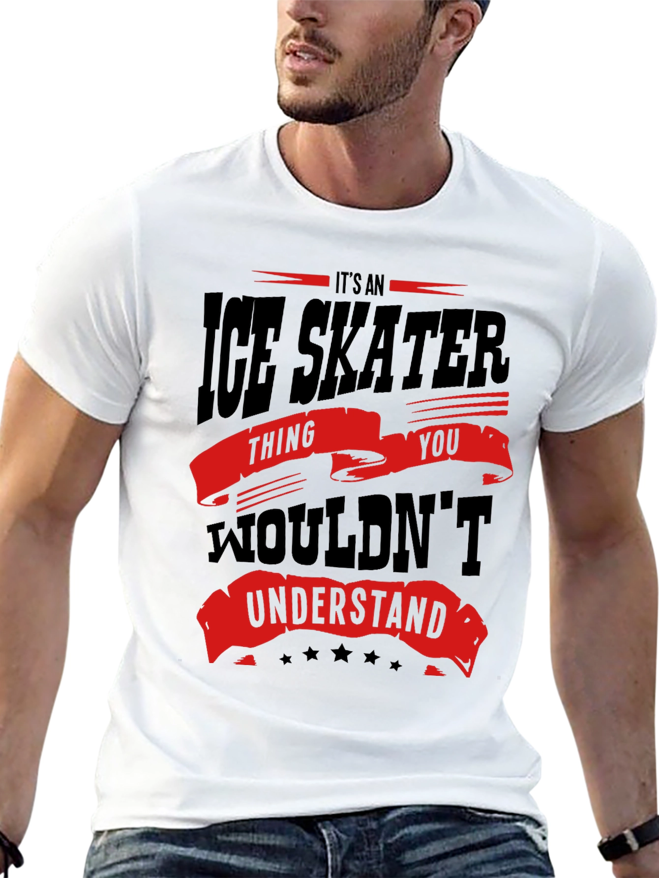 Black Ice Skater Thing T-Shirt view 13
