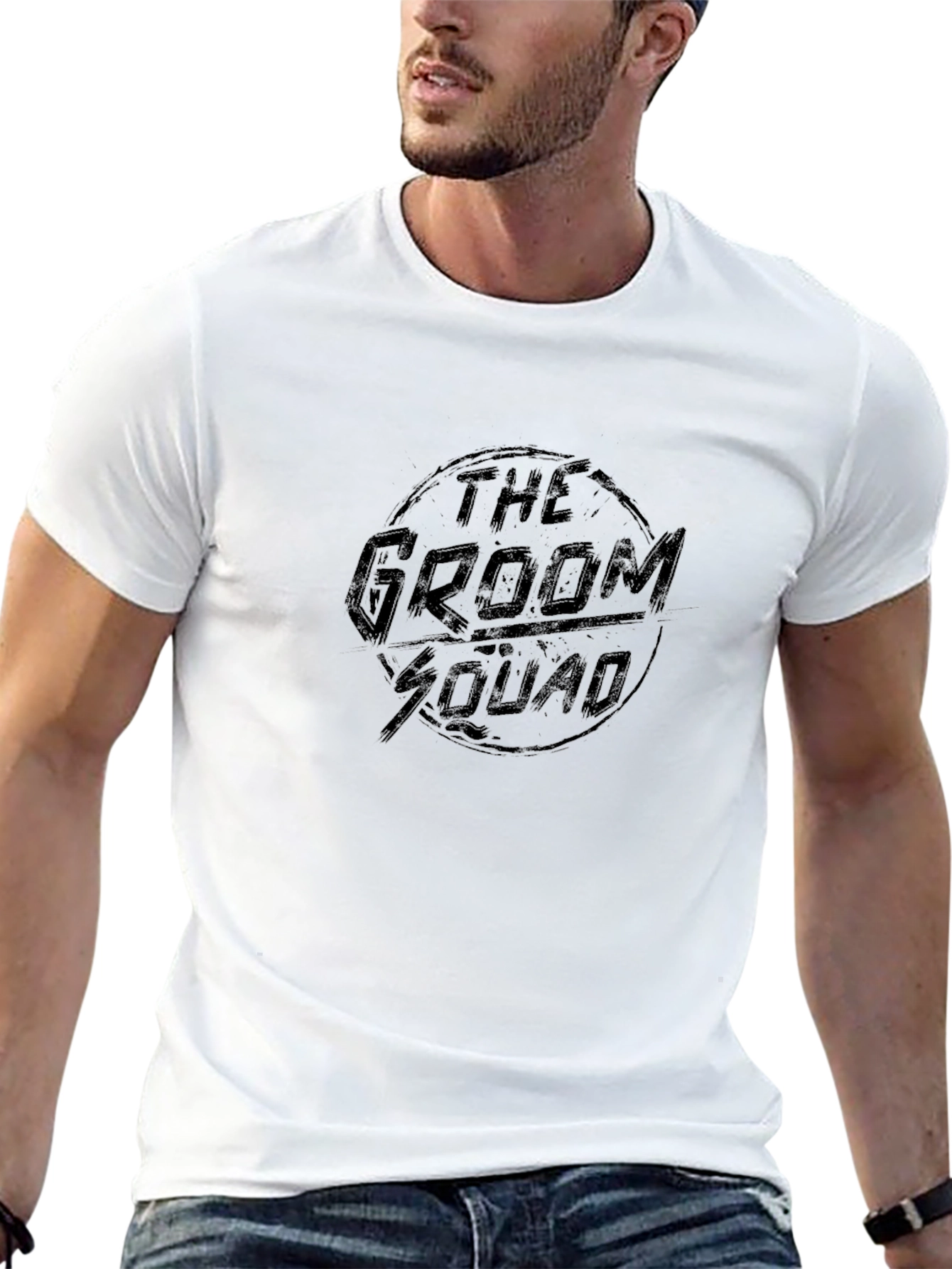 Black The Groom Squad T-Shirt view 13