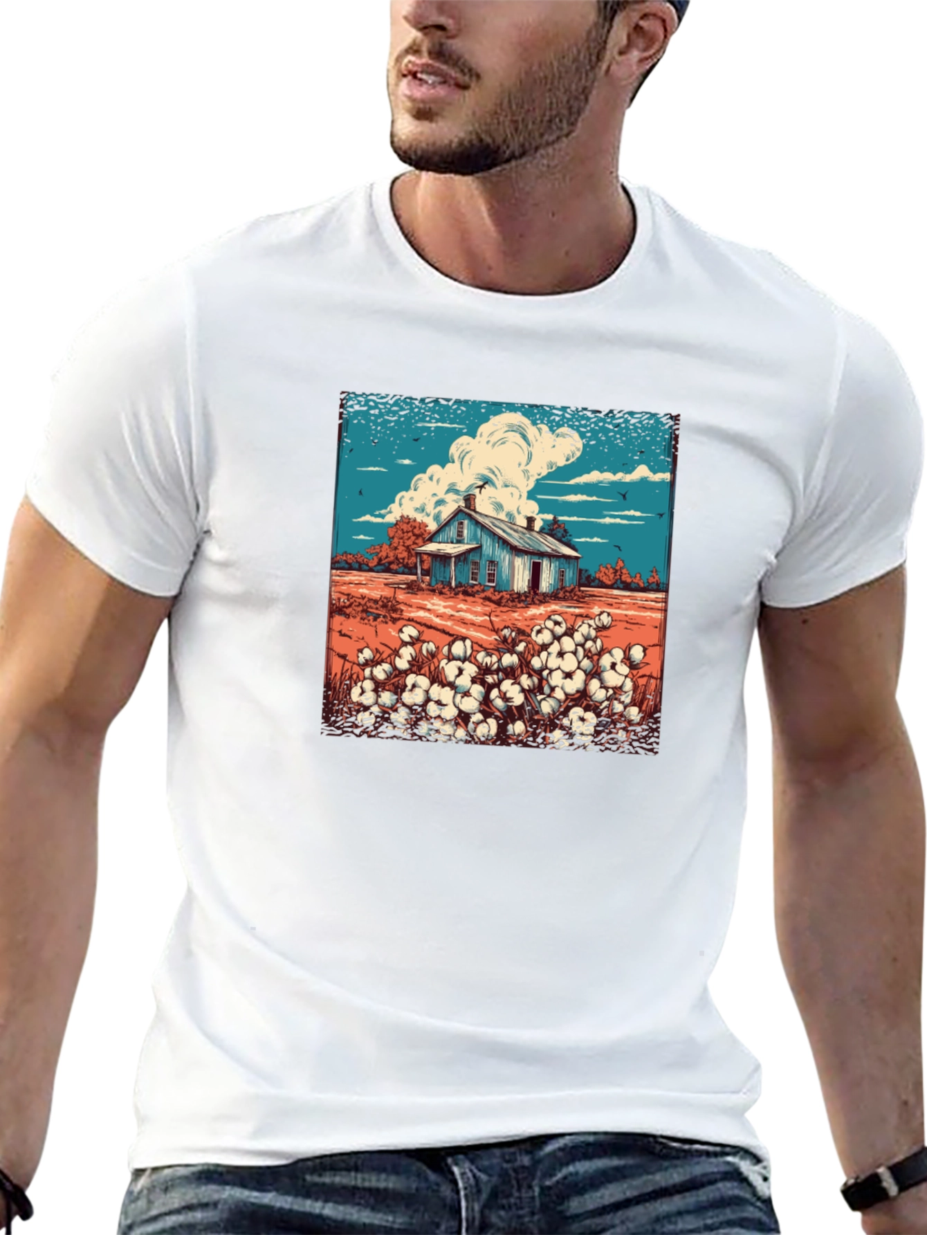 Cotton Field Graphic Tee - 13