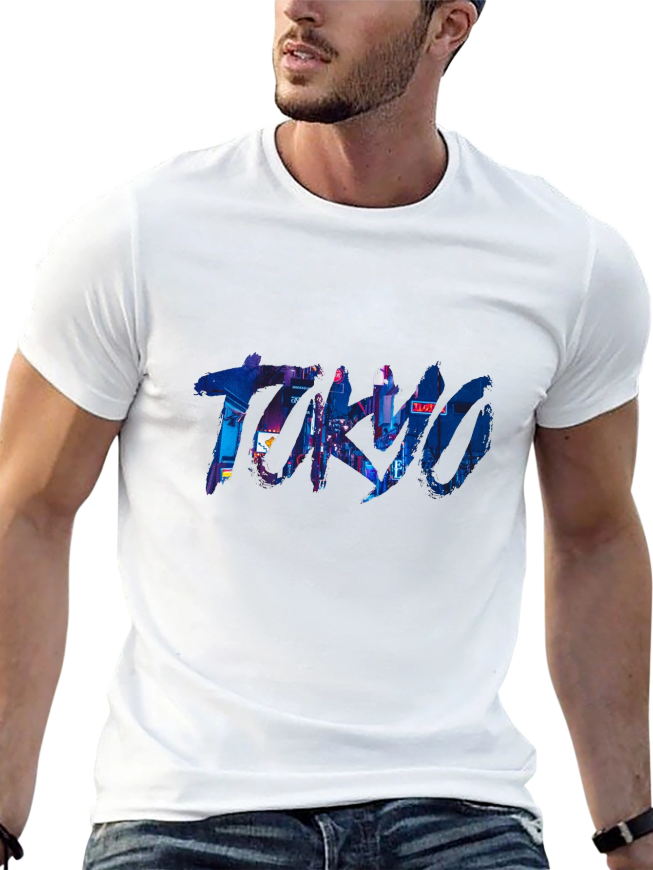 Black Tokyo Nights Graphic Tee - Urban Style view 13