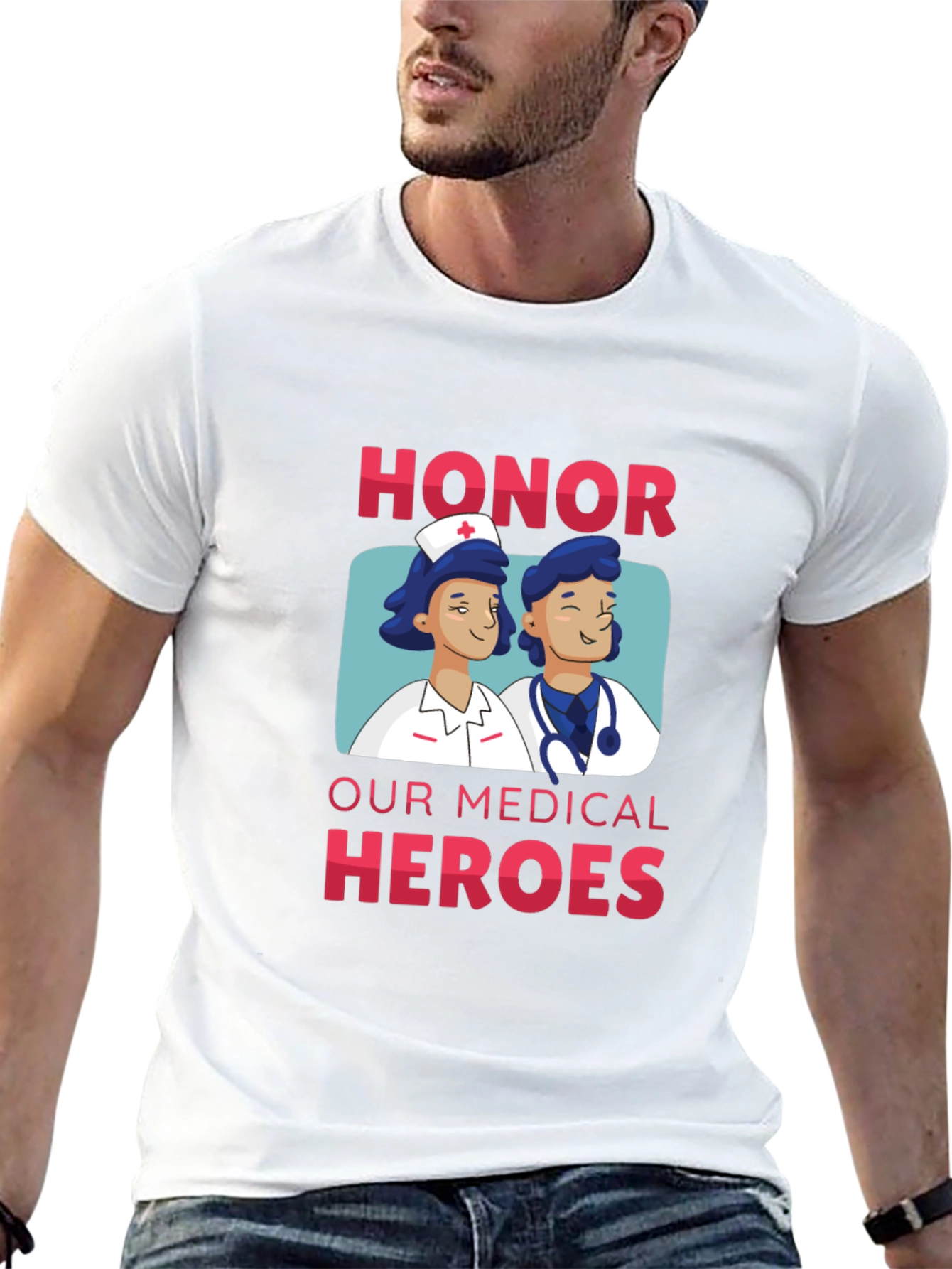 Honor Our Medical Heroes T-Shirt - 13