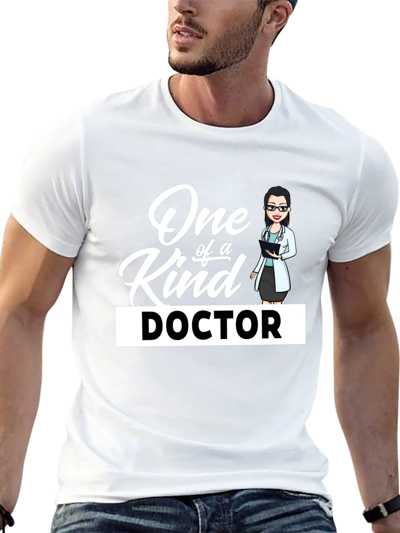 Black One of a Kind Doctor T-Shirt - Black view 13