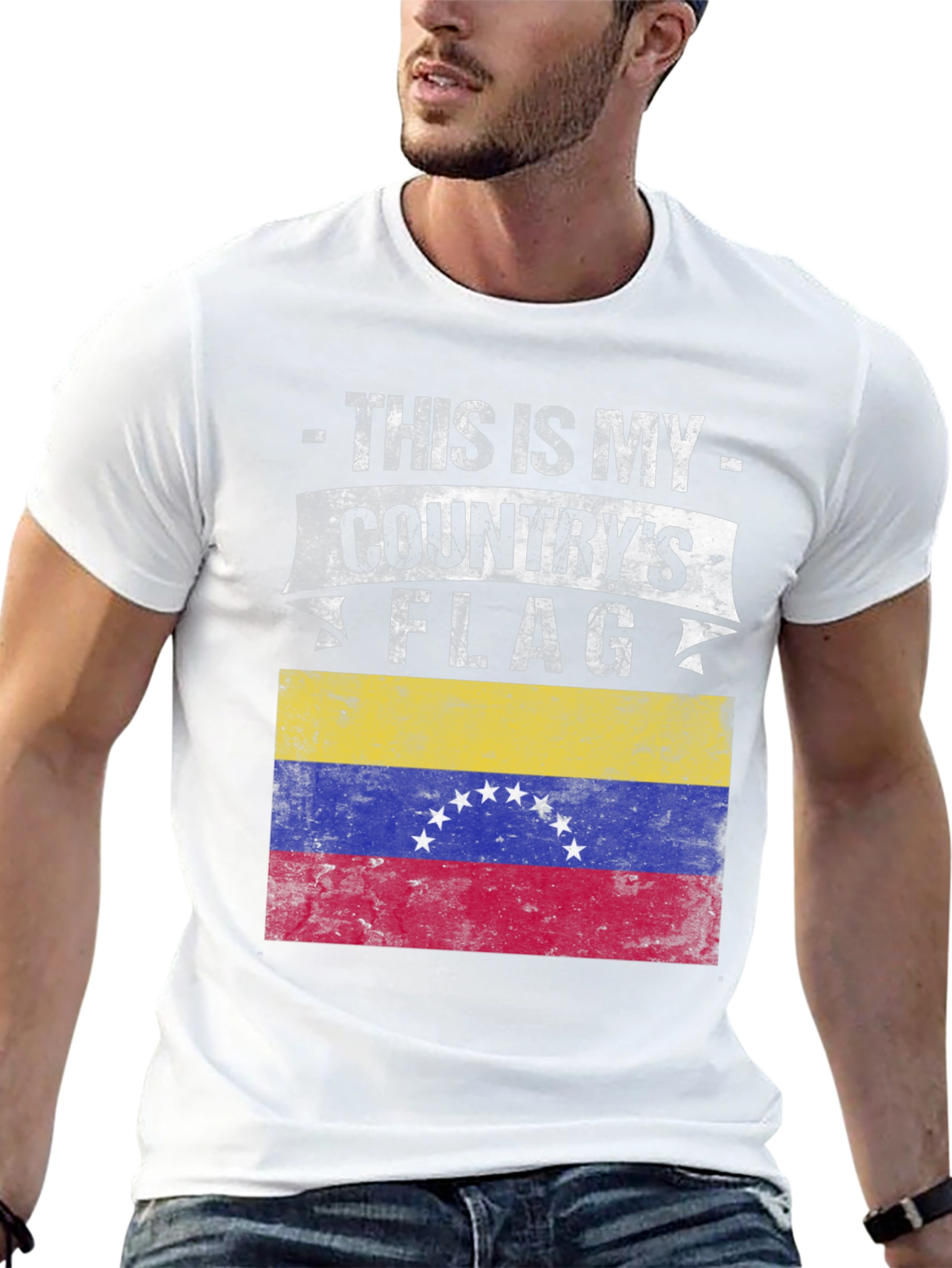 Black Venezuela Flag T-Shirt - Country Pride Tee view 13