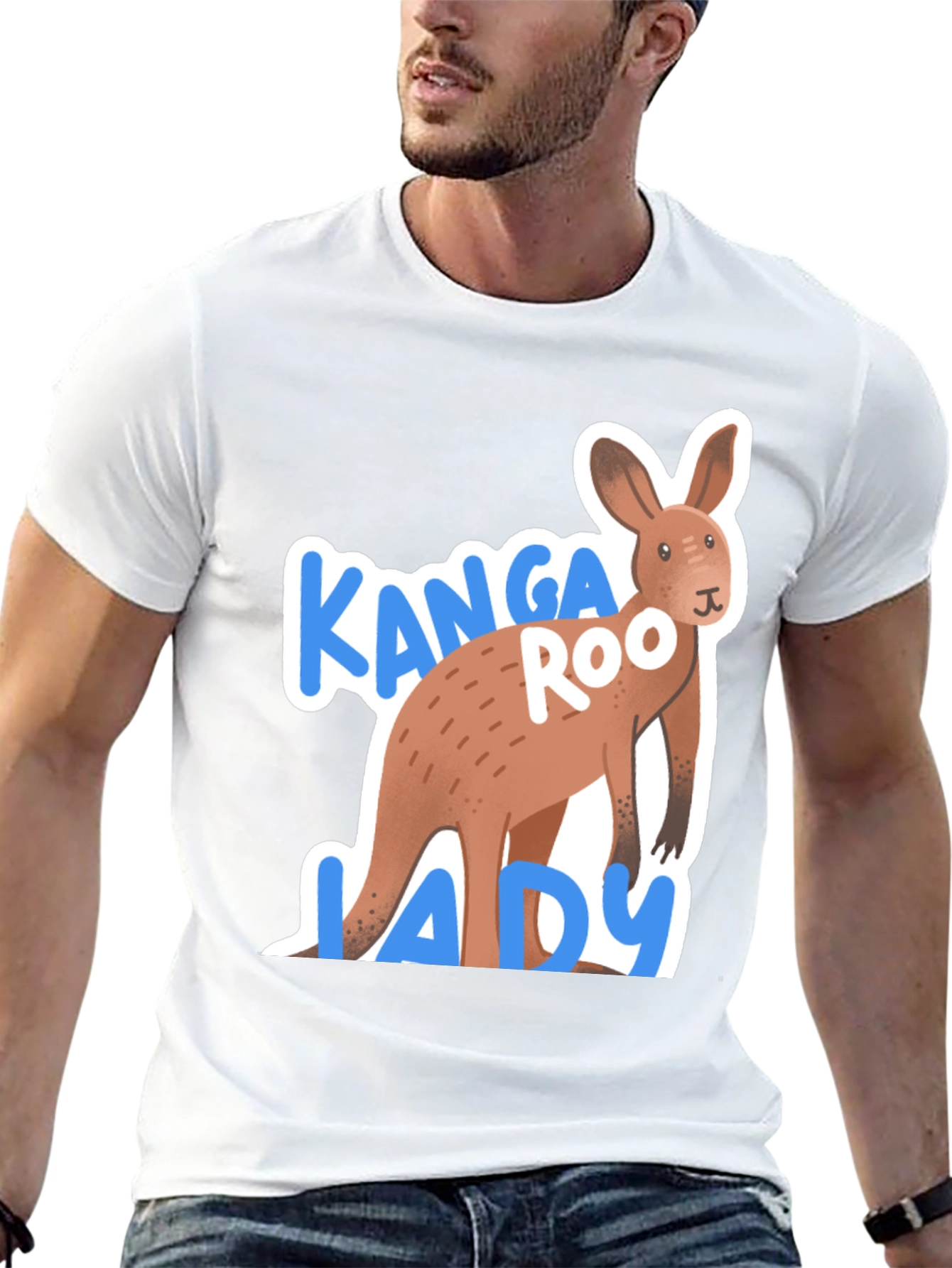 Black Kanga Roo Lady T-Shirt view 13